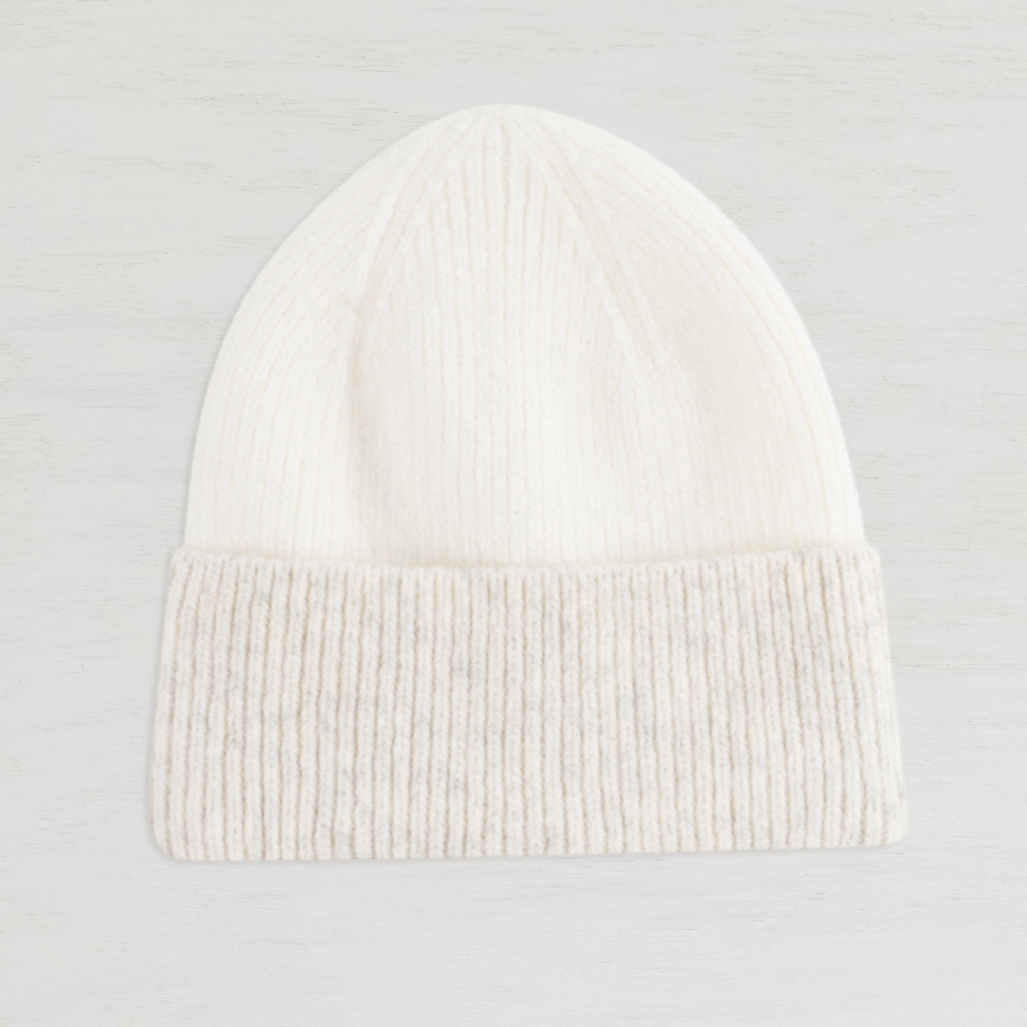 Soft Wool Reversible Cuffed Beanie