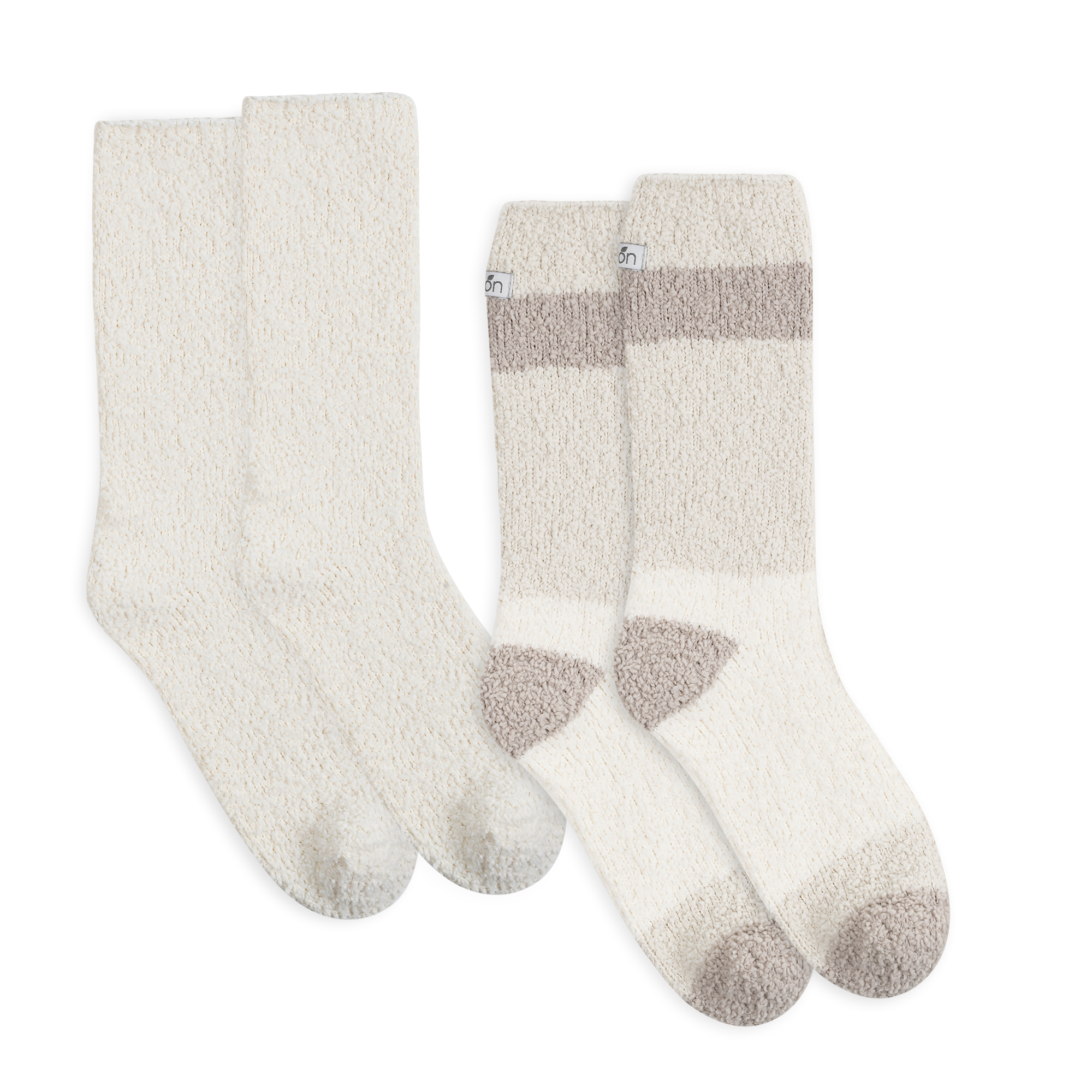 Womens Cozy Colorblock Crew - 3PK