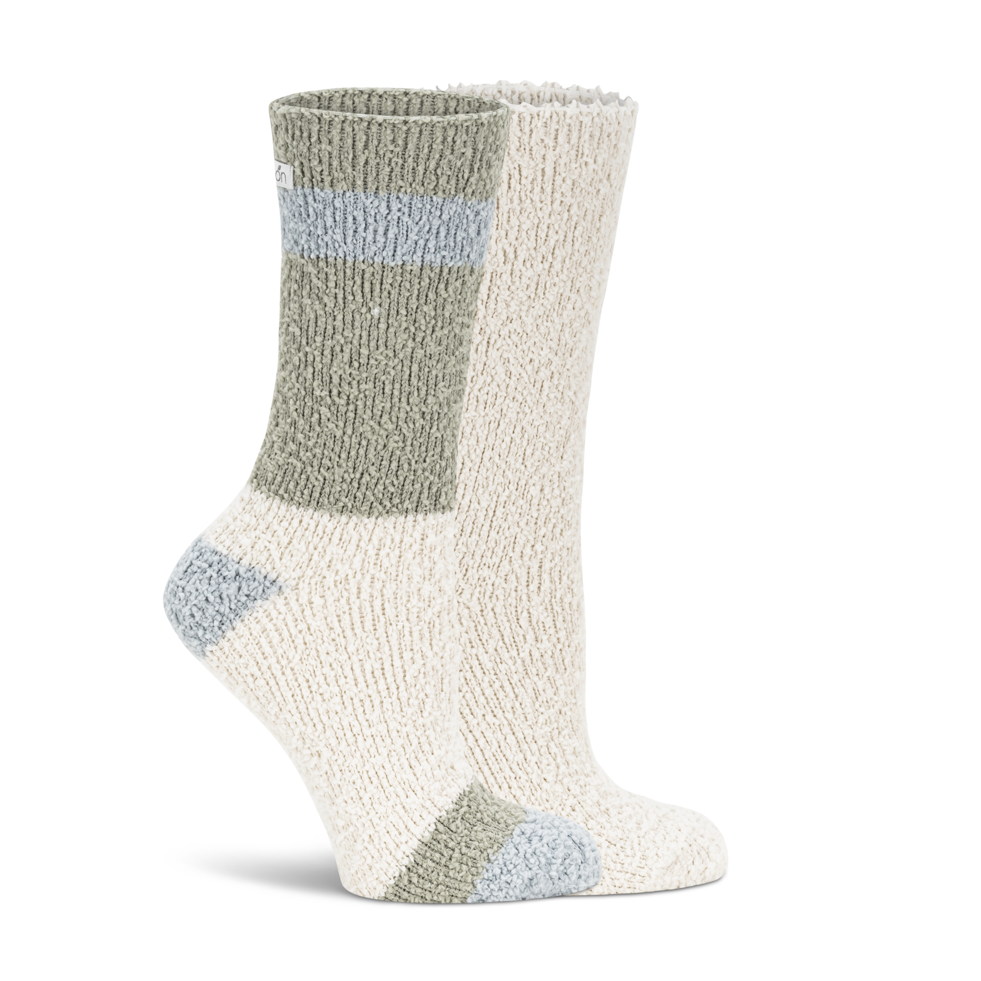 Womens Cozy Colorblock Crew - 3PK