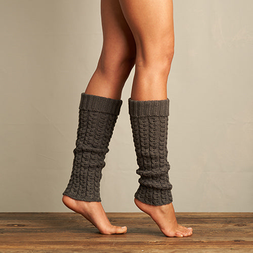 Country Weekend Legwarmer - Peppercorn