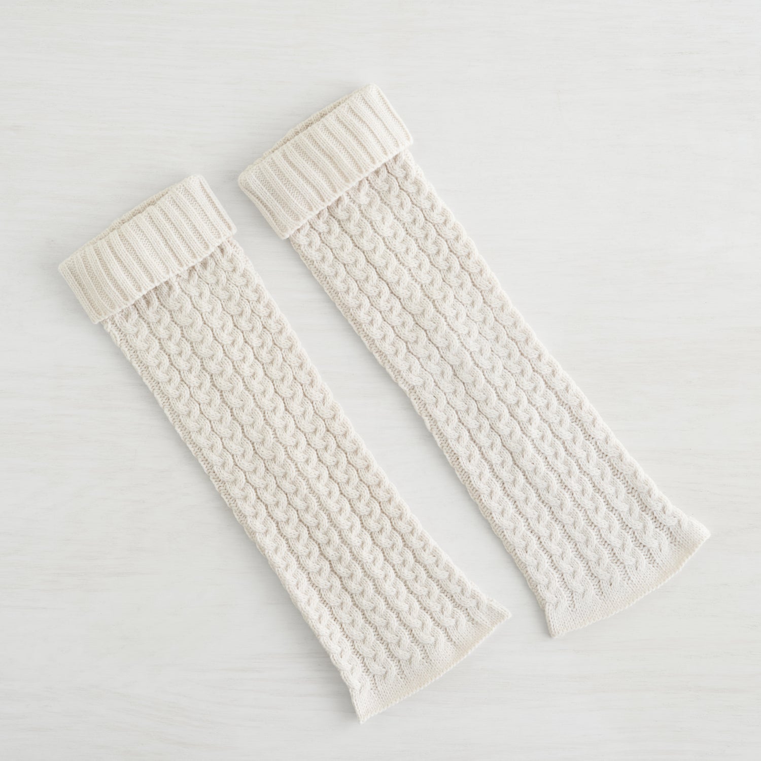 Country Weekend Legwarmer - White Sand