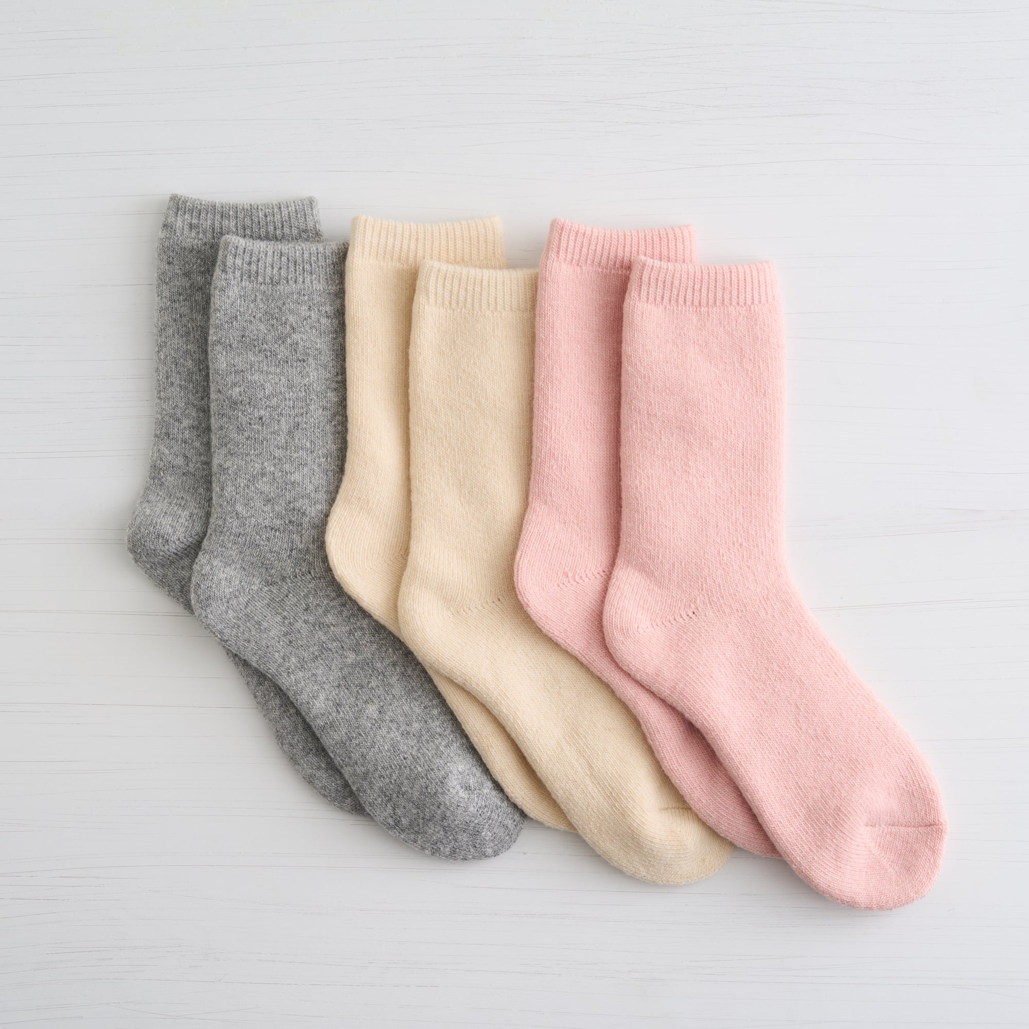 Womens Wool Hiker Boot Crew Sock - 3PK