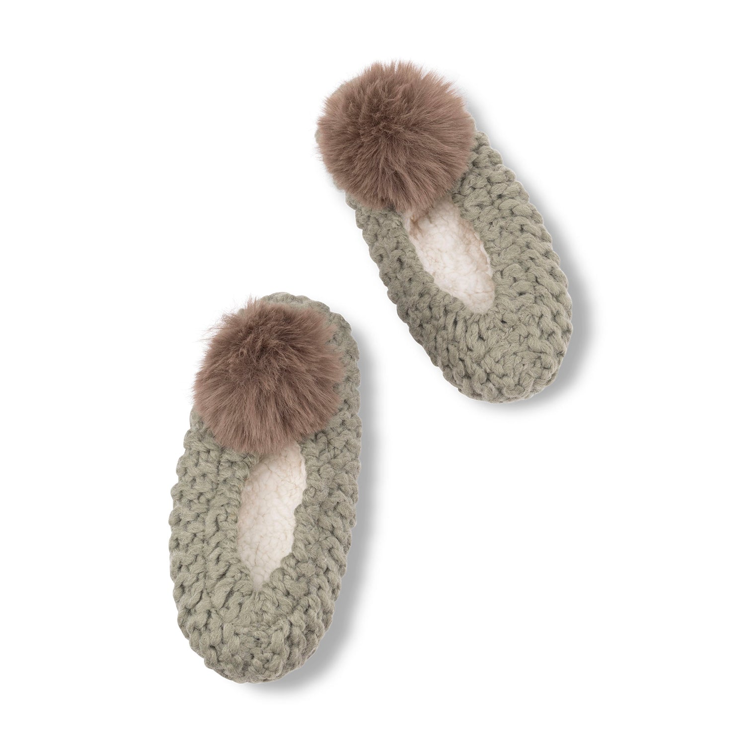 Popcorn Pom Pom Ballerina Slippers