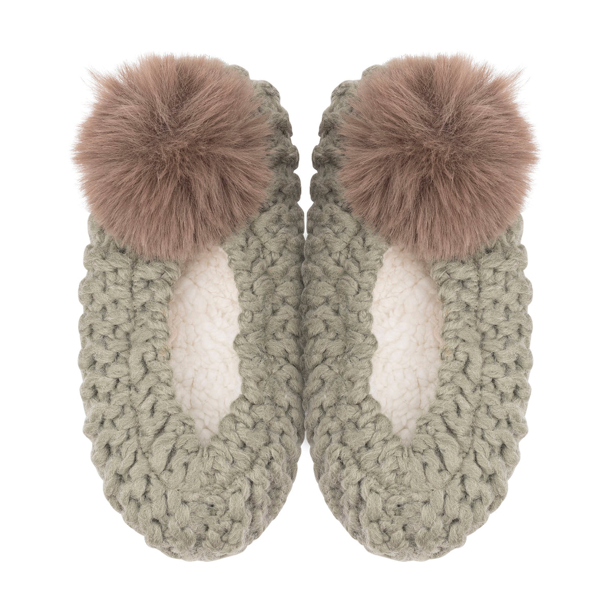 Popcorn Pom Pom Ballerina Slippers