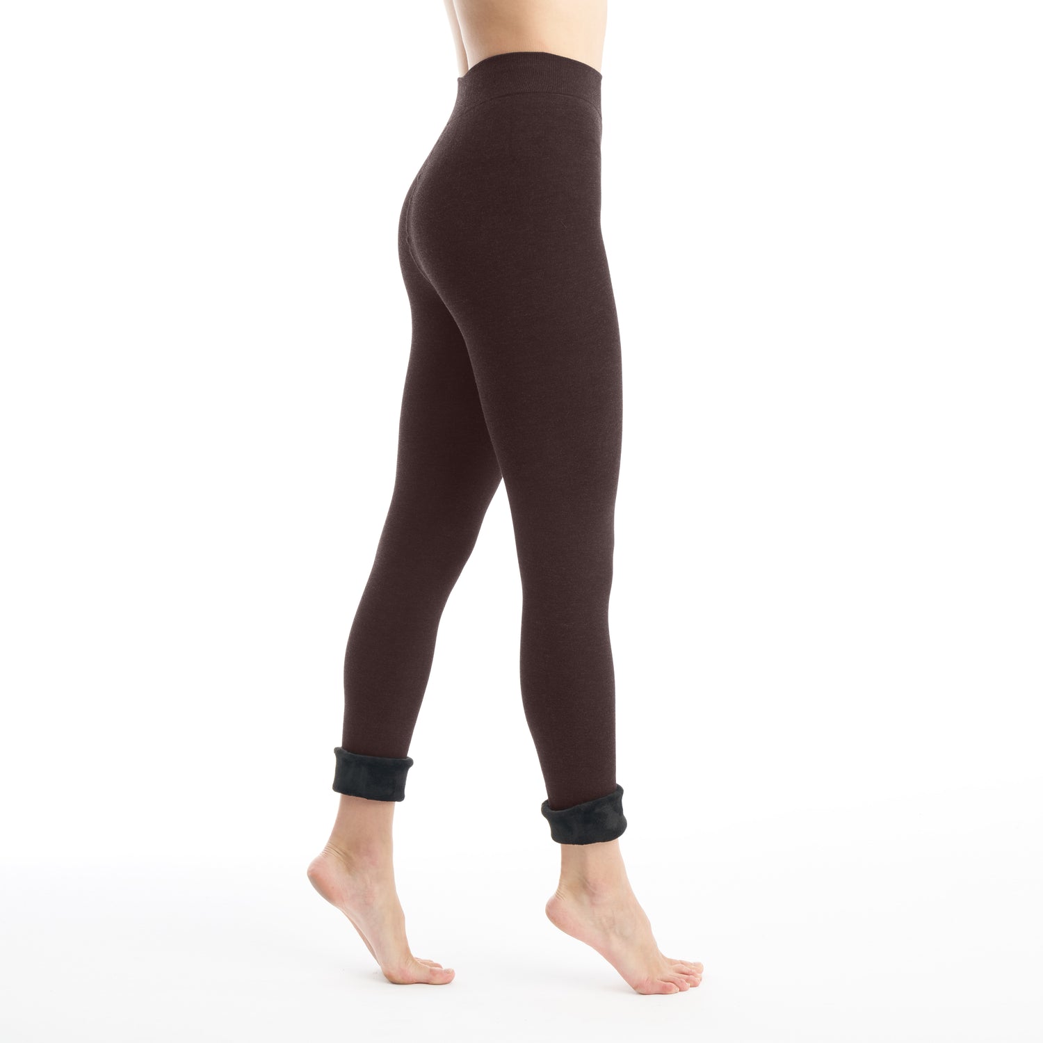 Womens Faux Fur Lined Leggings