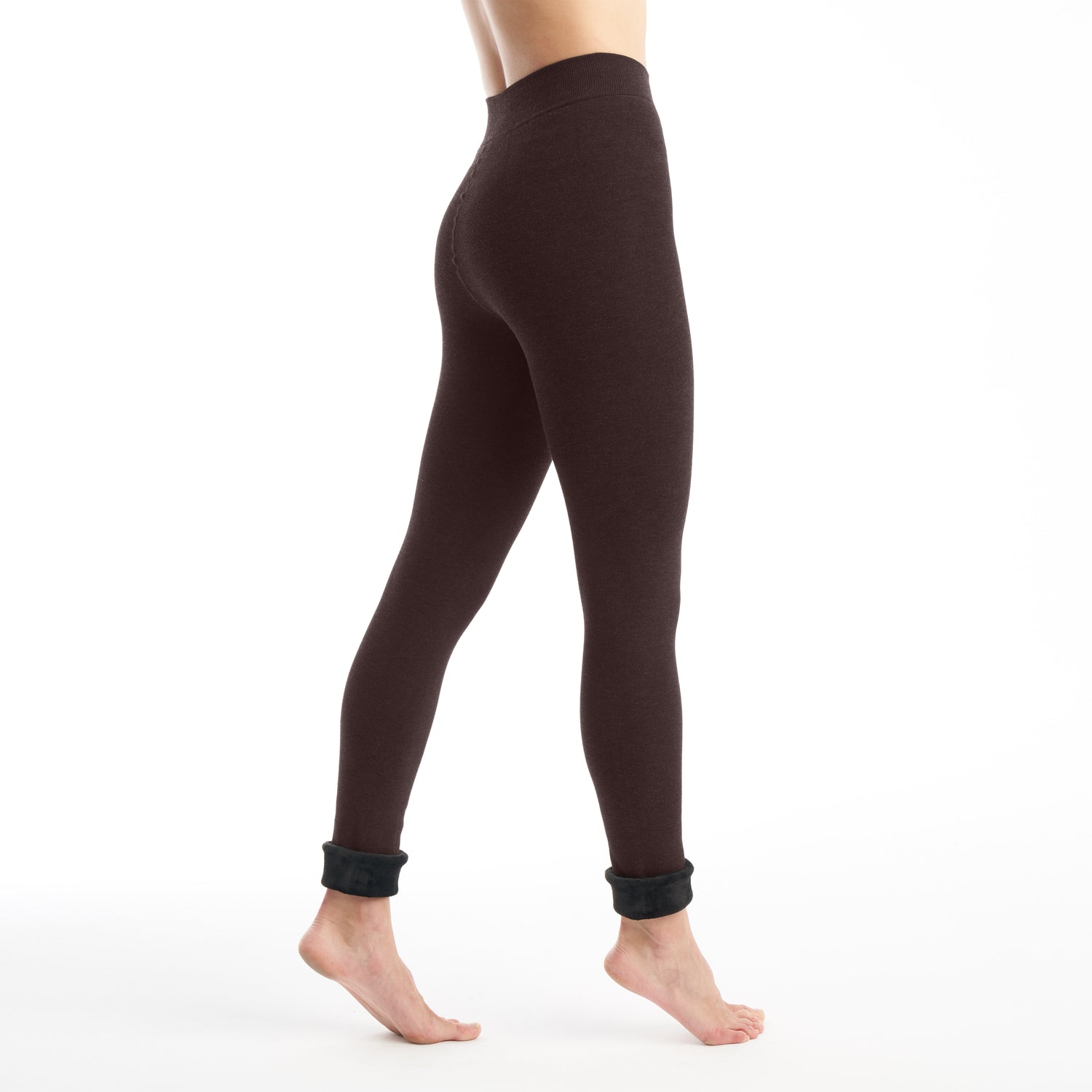 Womens Faux Fur Lined Leggings