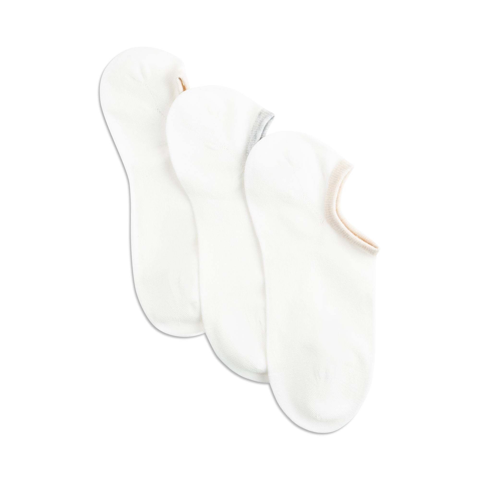 Womens Silk Butter Tipped Ped No Show Sock - 3PK