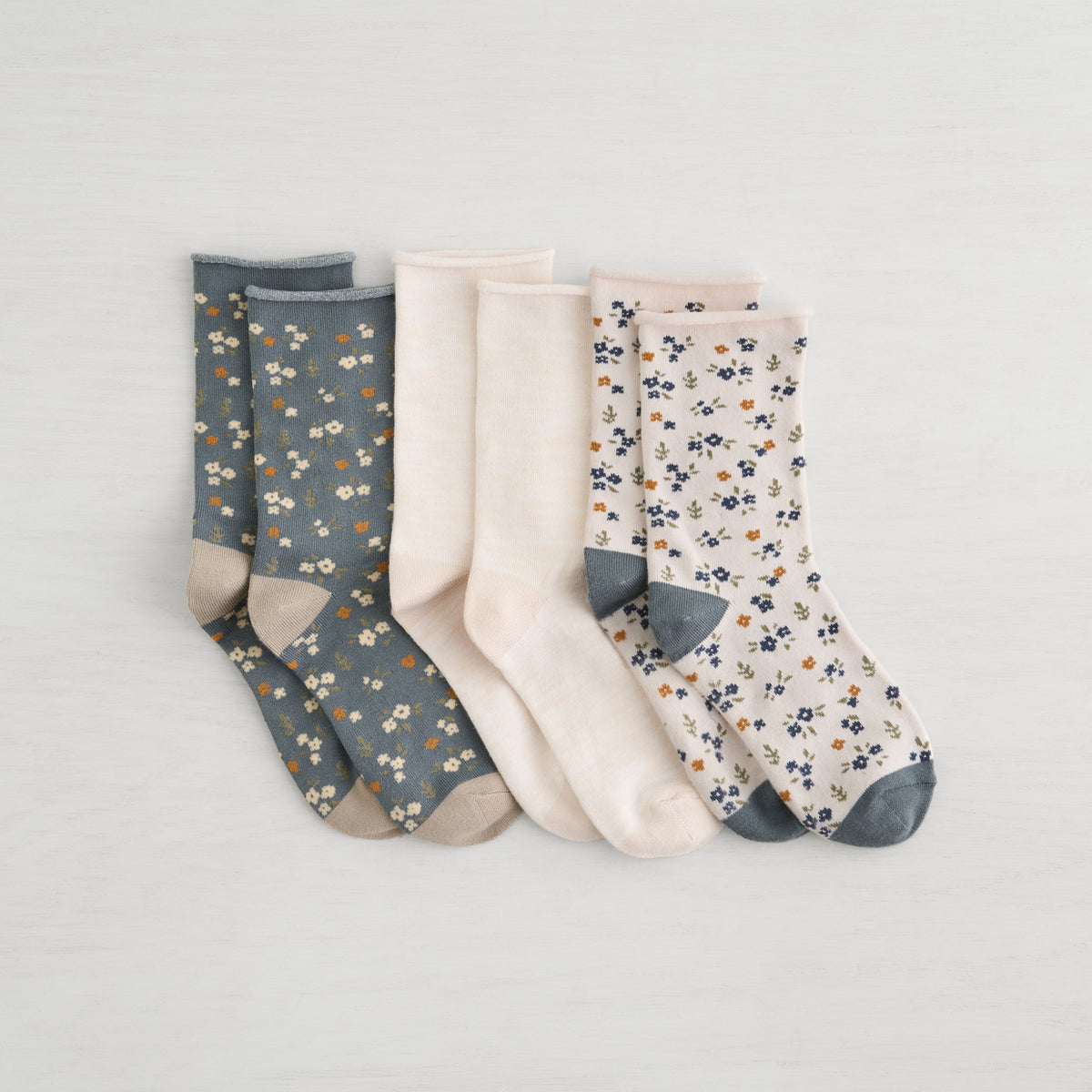 Recycled Powder Crew Sock - 3 Pack
