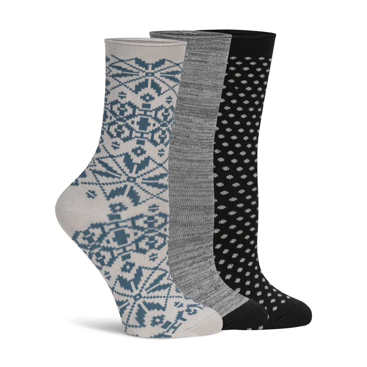 Recycled Powder Crew Sock - 3 Pack