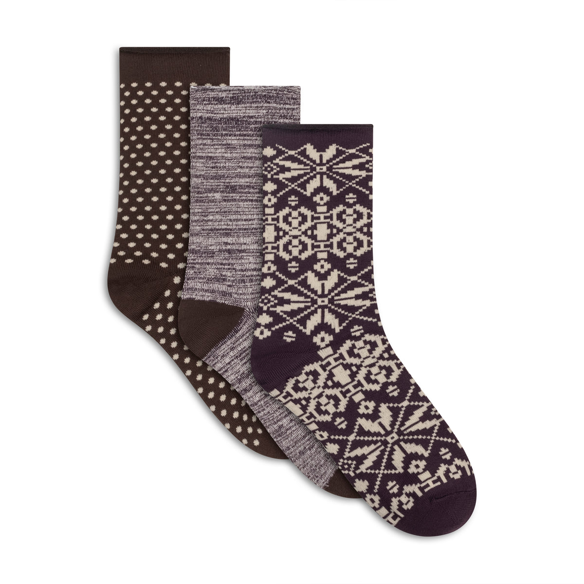 Recycled Powder Crew Sock - 3 Pack