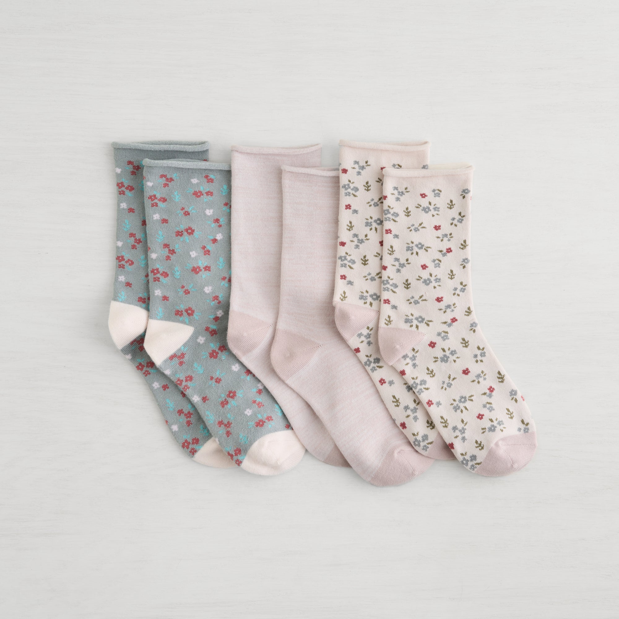 Recycled Powder Crew Sock - 3 Pack