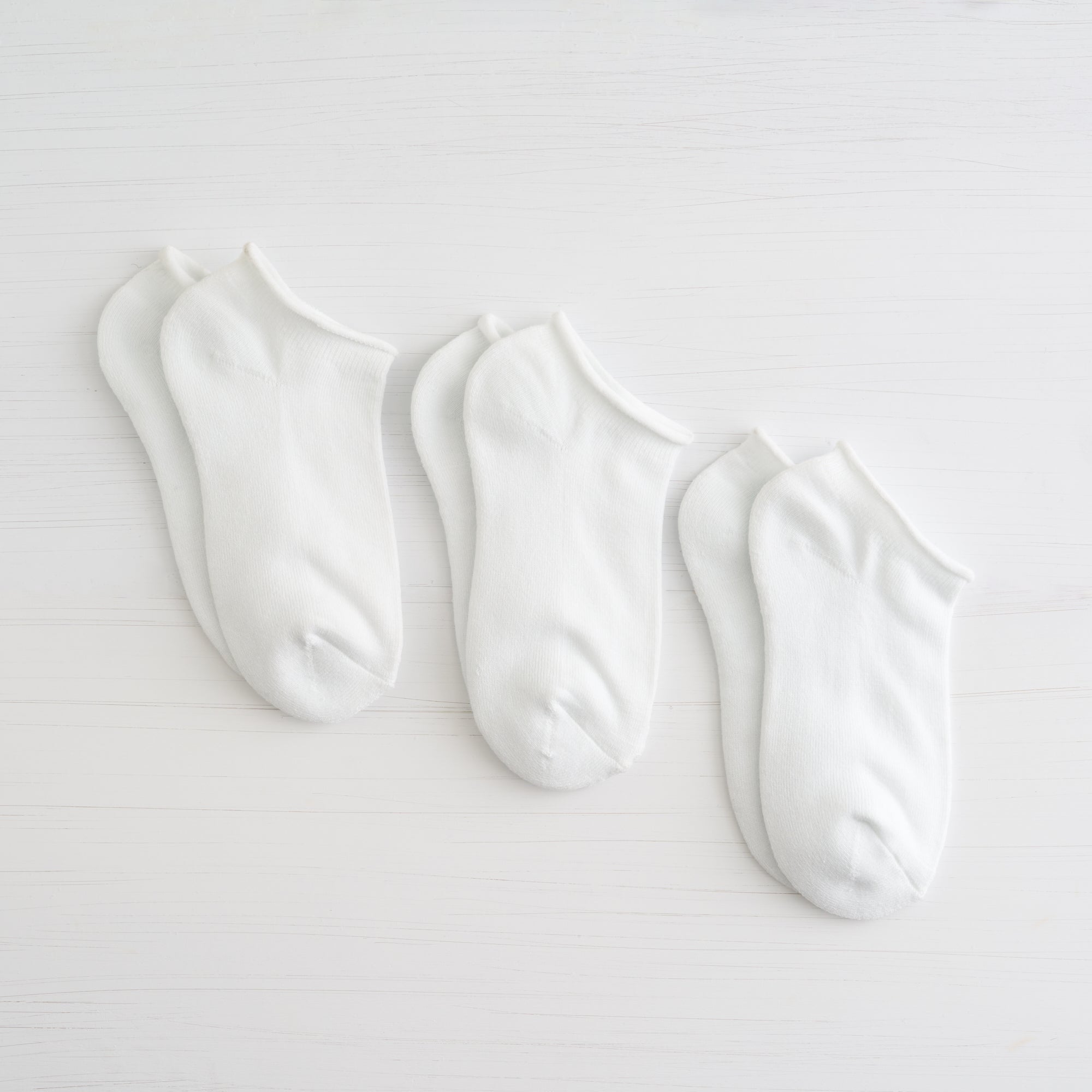 Womens Cotton Cloud Rolltop Low Cut Sock - 3PK
