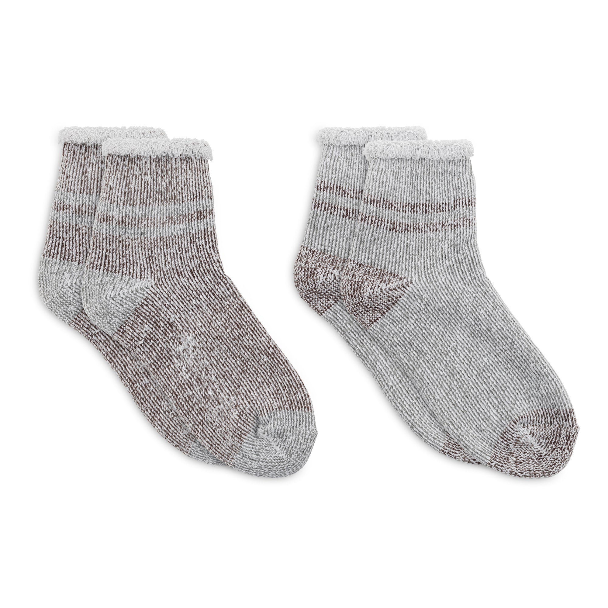 Womens Rollover Cuff Anklet Sock - 1PK Earth