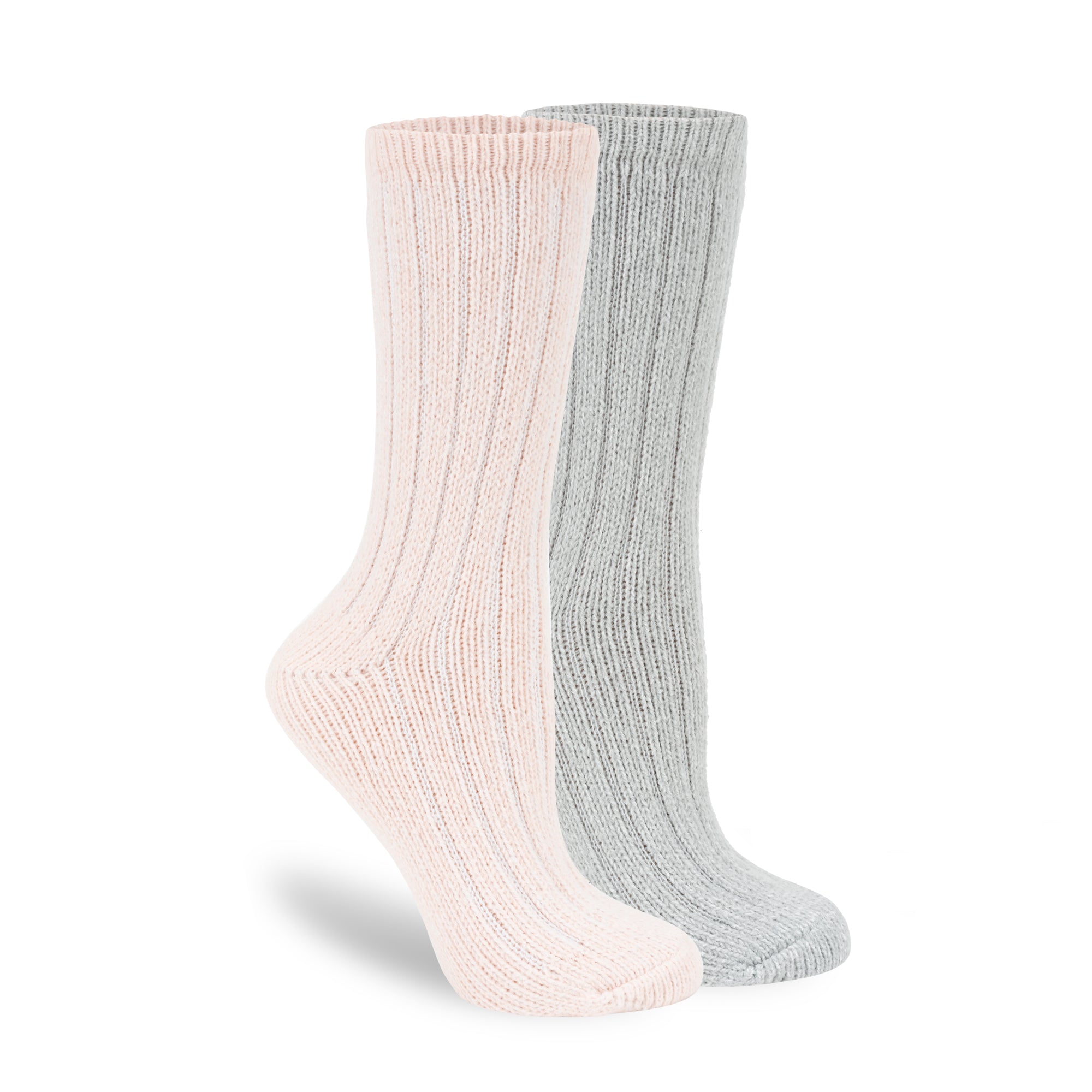 Womens Recycled Boyfriend Crew Sock - 2PK