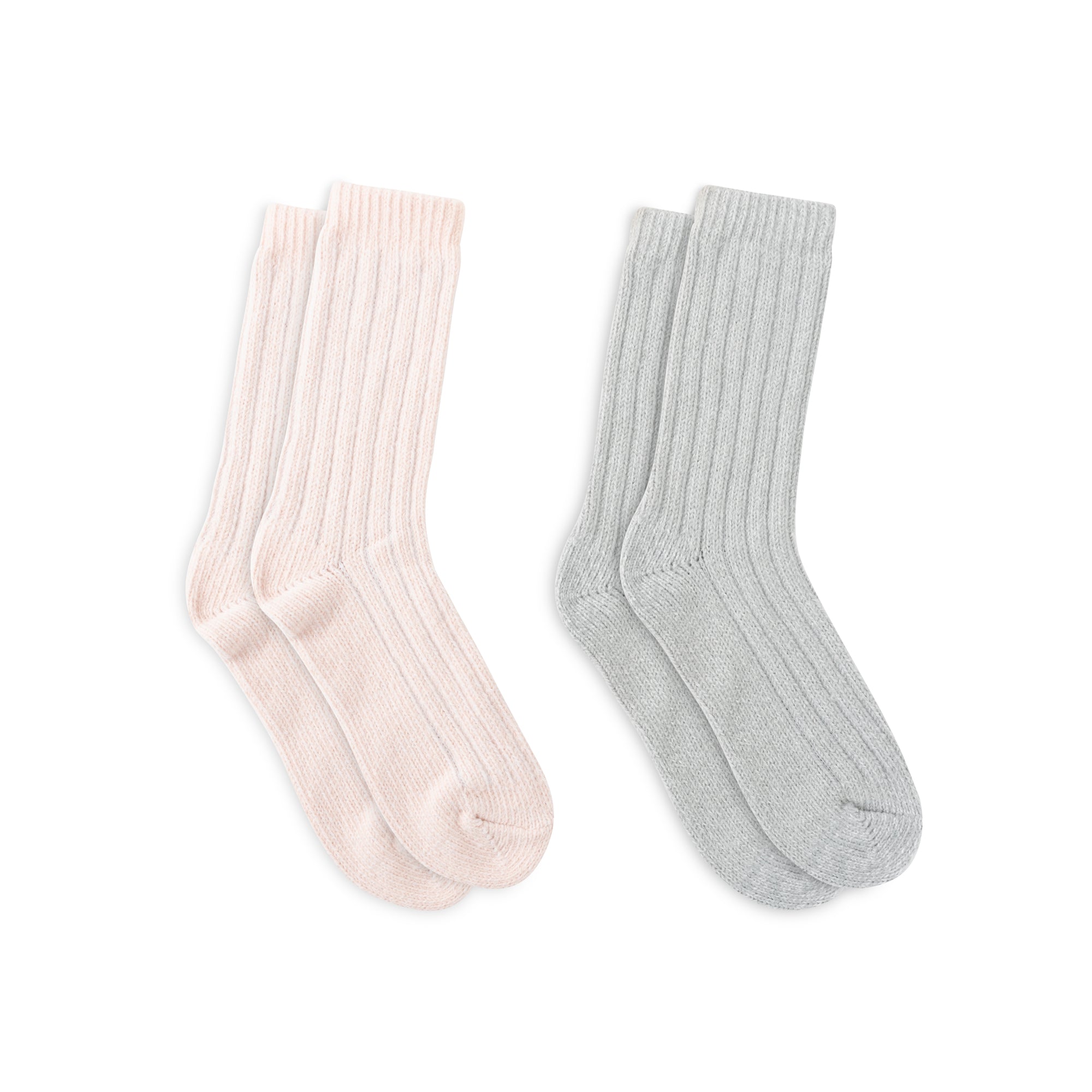 Womens Recycled Boyfriend Crew Sock - 2PK