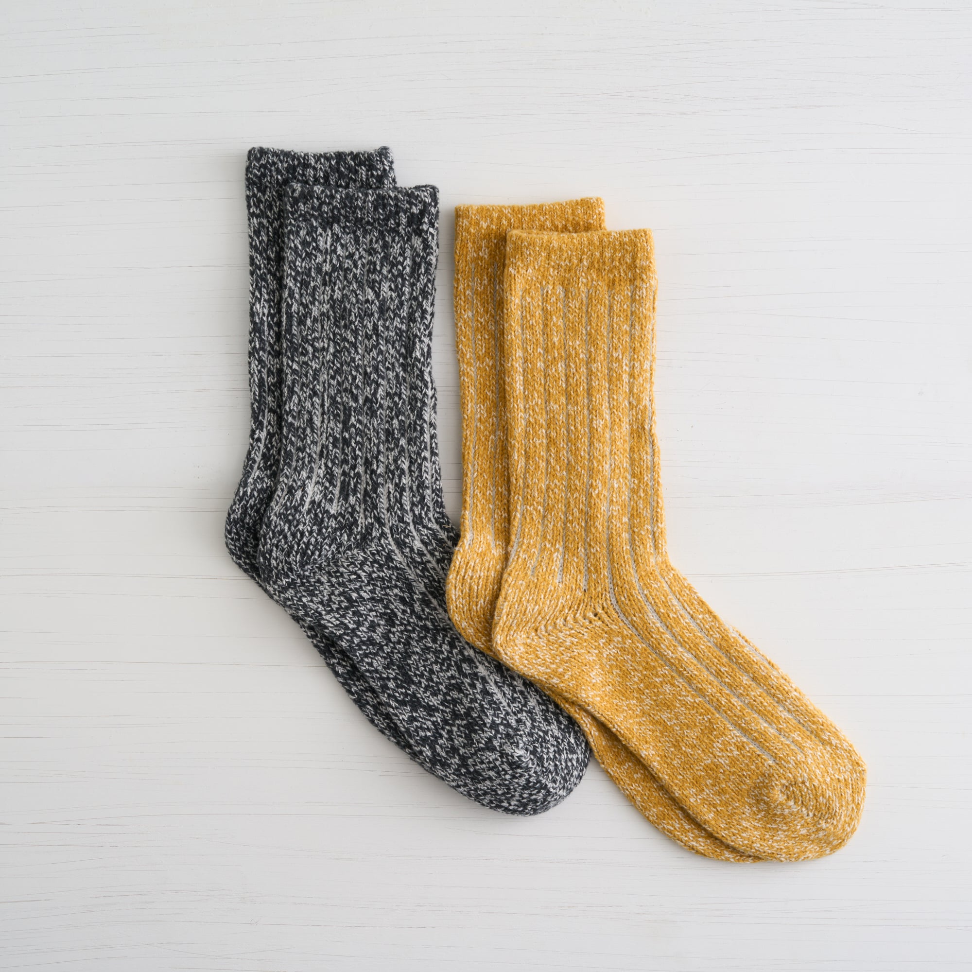 Womens Recycled Boyfriend Crew Sock - 2PK