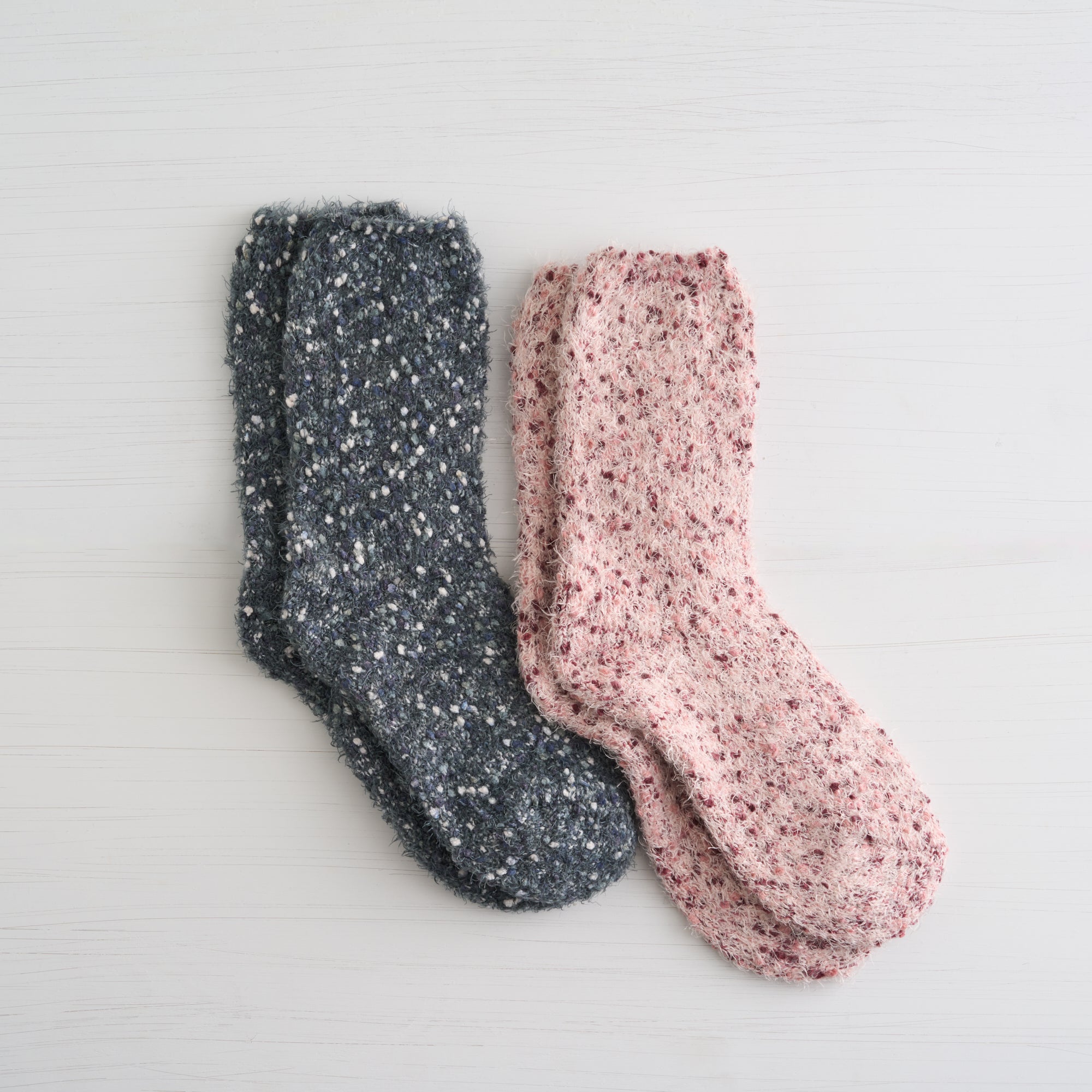 Womens Frosted Nep Crew Sock - 2PK