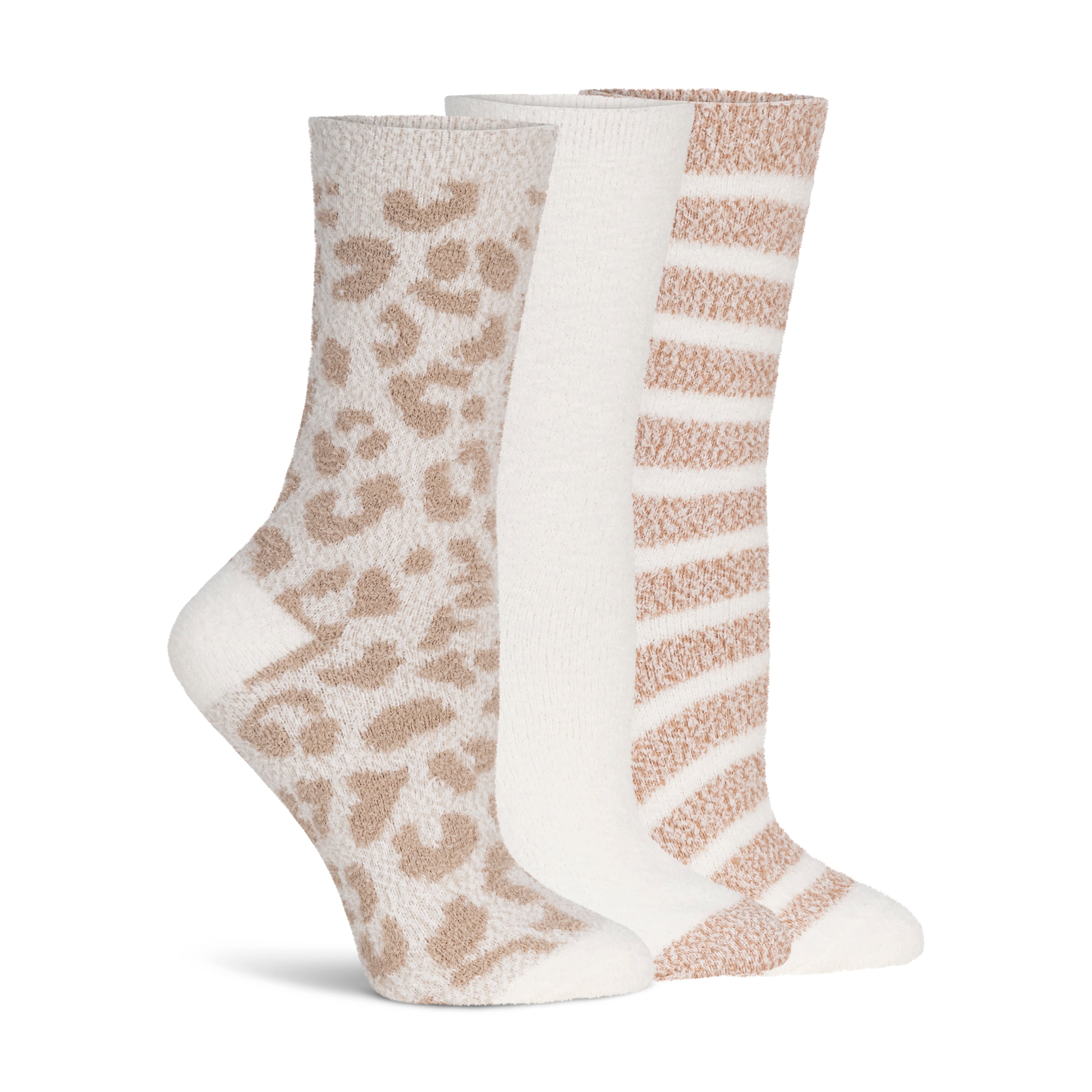 3 Pack Cozy Crew Sock Gift Box