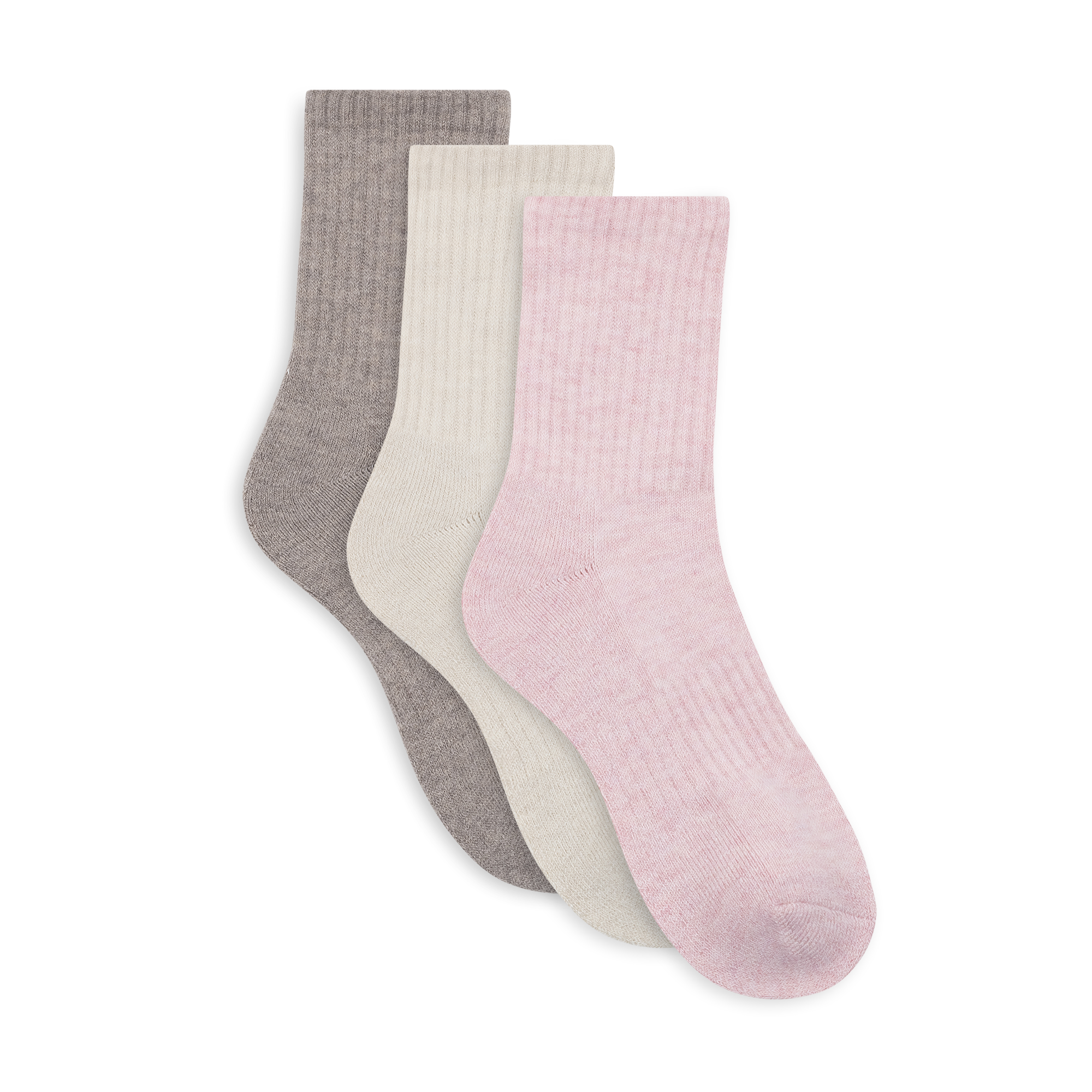 Womens Highlands Wool Hiker Cropped Crew - 3PK