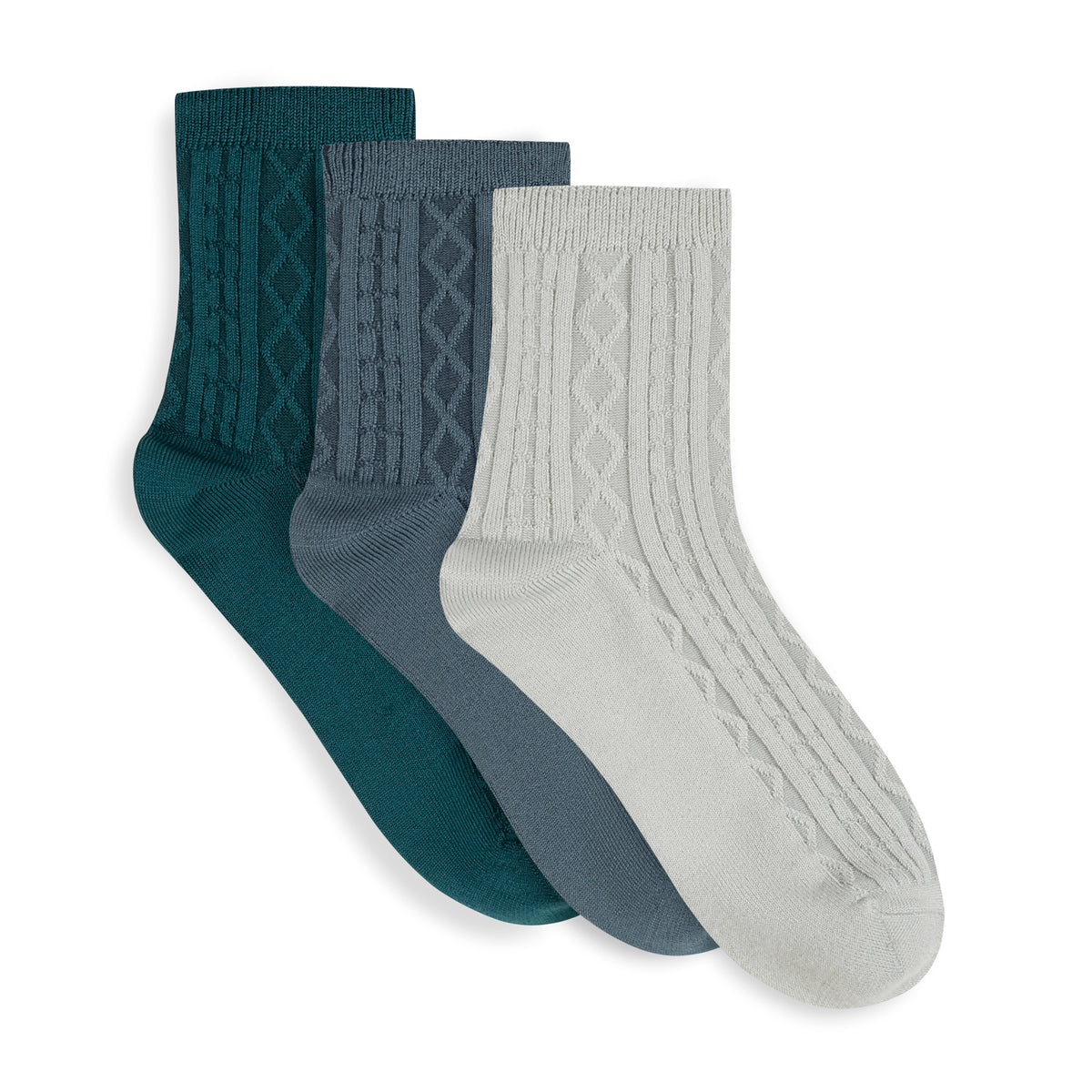 Cable Low Crew - 3 Pack