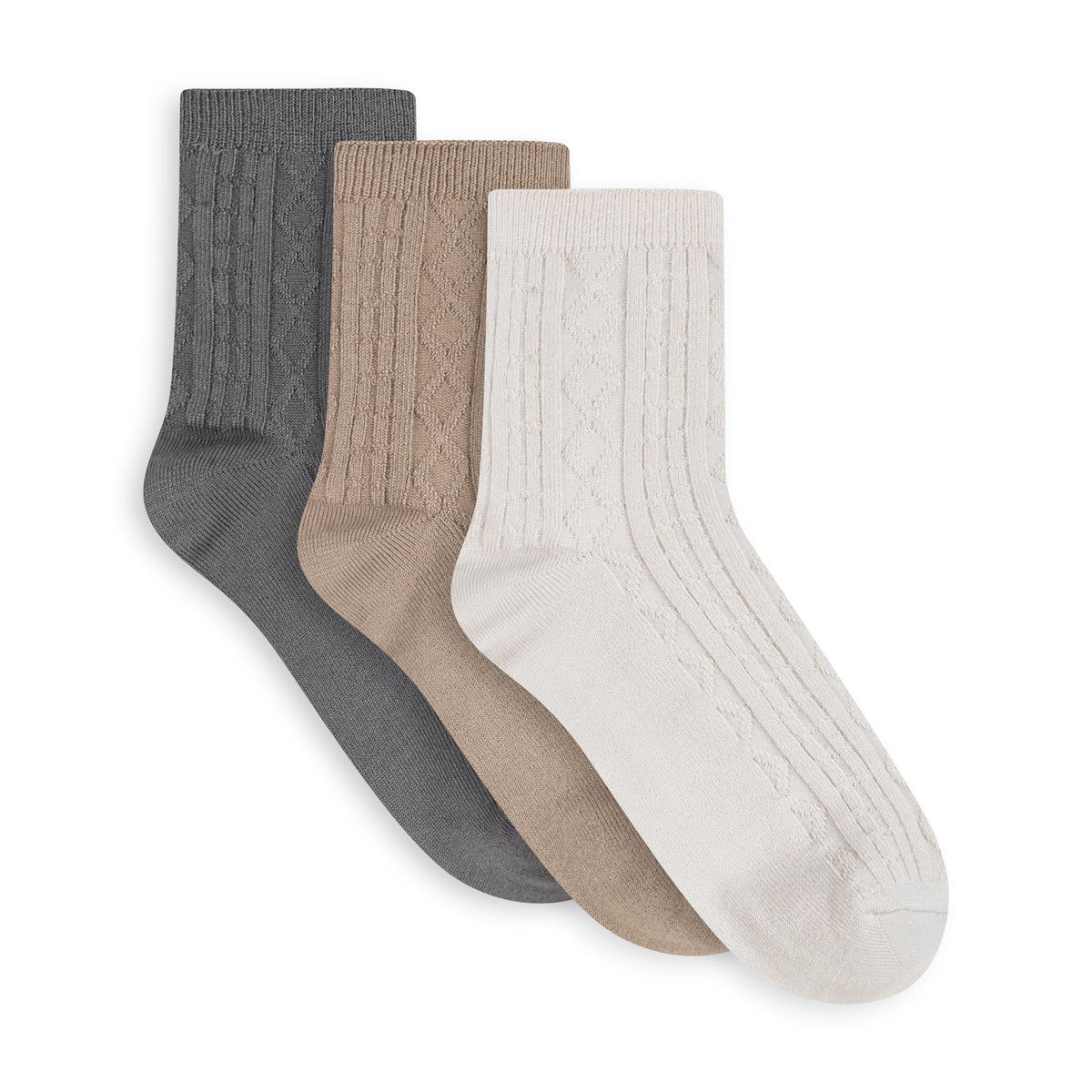 Cable Low Crew - 3 Pack