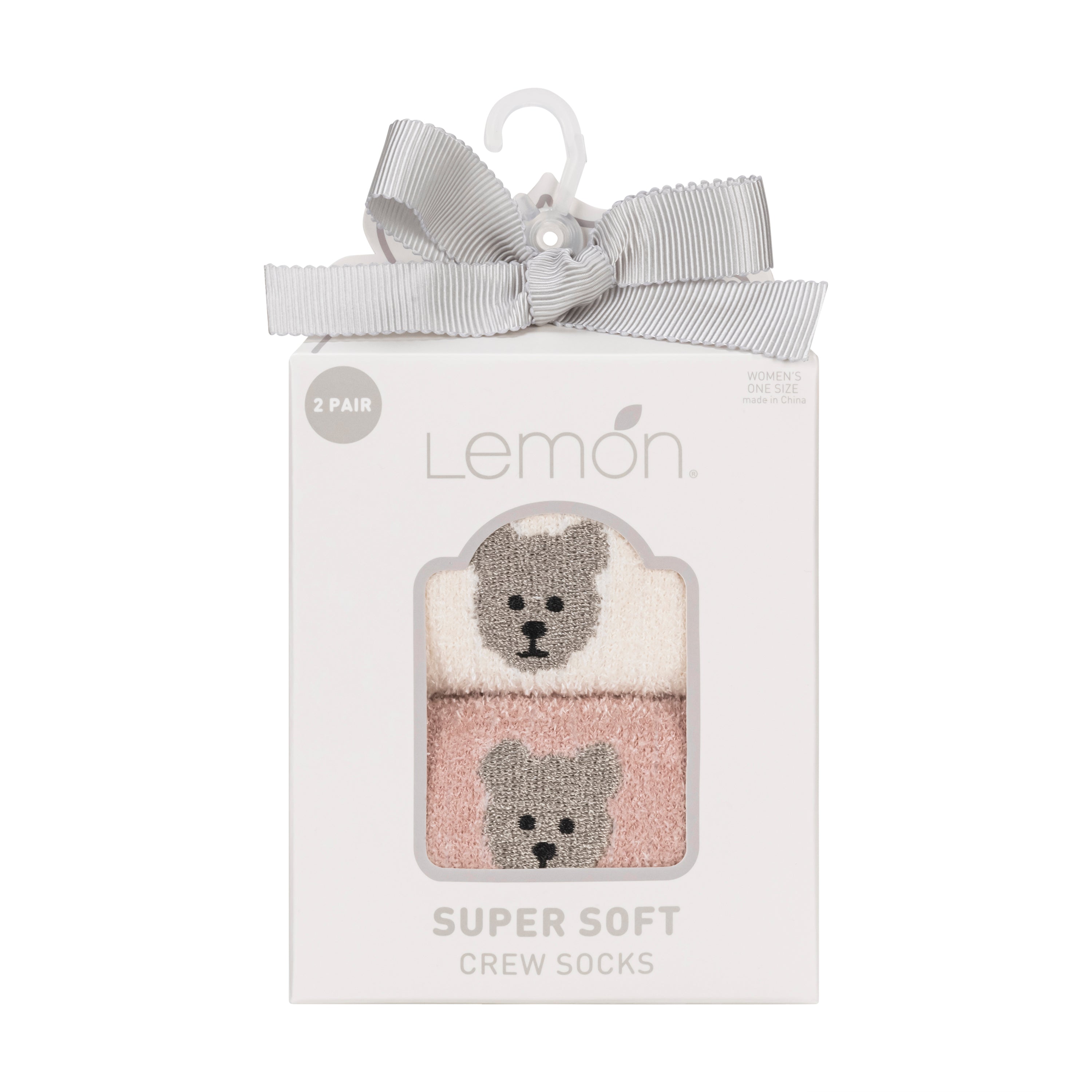 Velvet Cozy Crew Sock - 2 Pack Gift Box