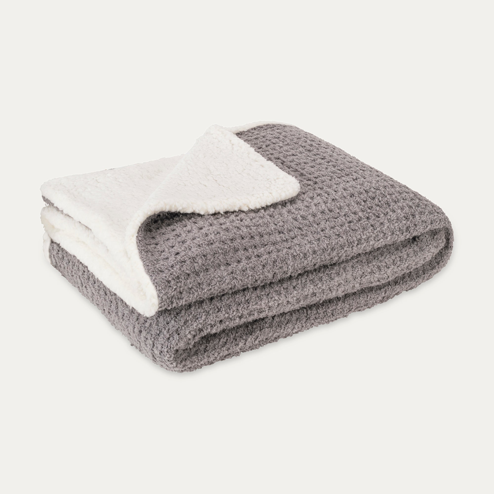 Sherpa Lined Cozy Blanket 3 Piece Set