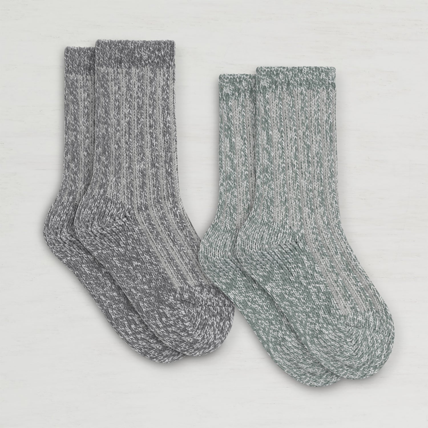 Girls Recycled Crew Sock - 2PK