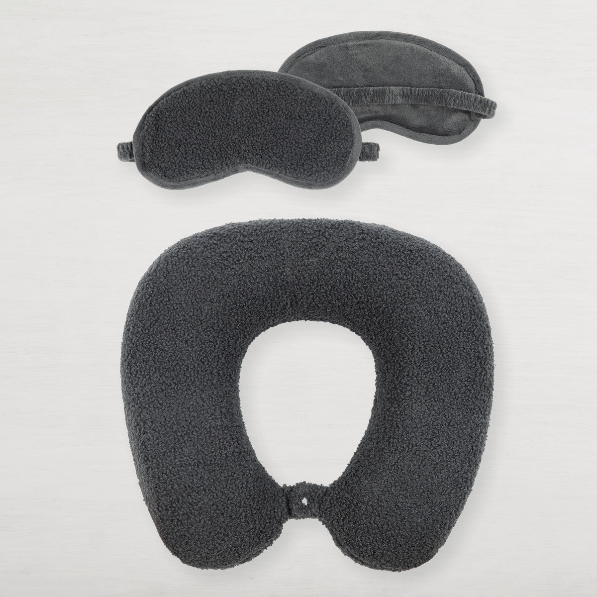 Travel Neck Pillow & Eye Mask Cozy Set