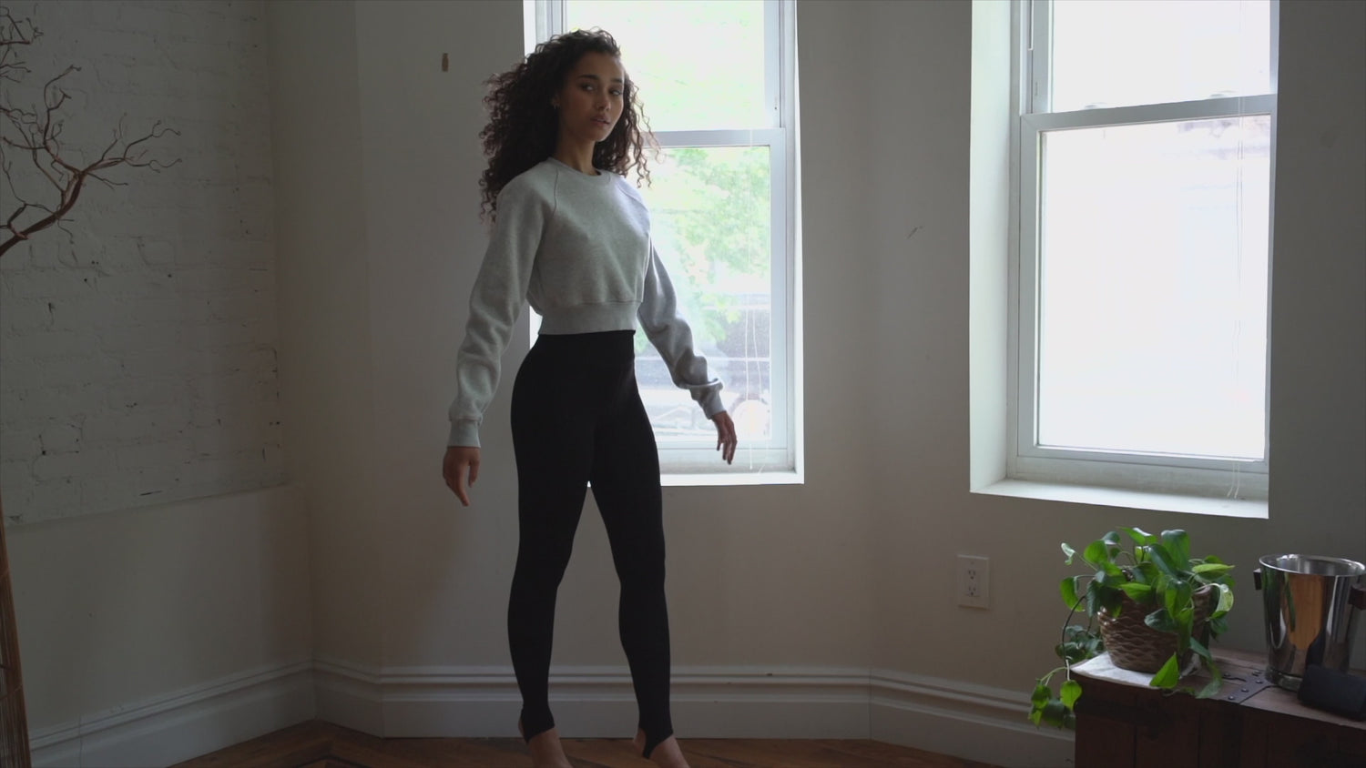 Women’s Sheer Appearance Fur lined Tight