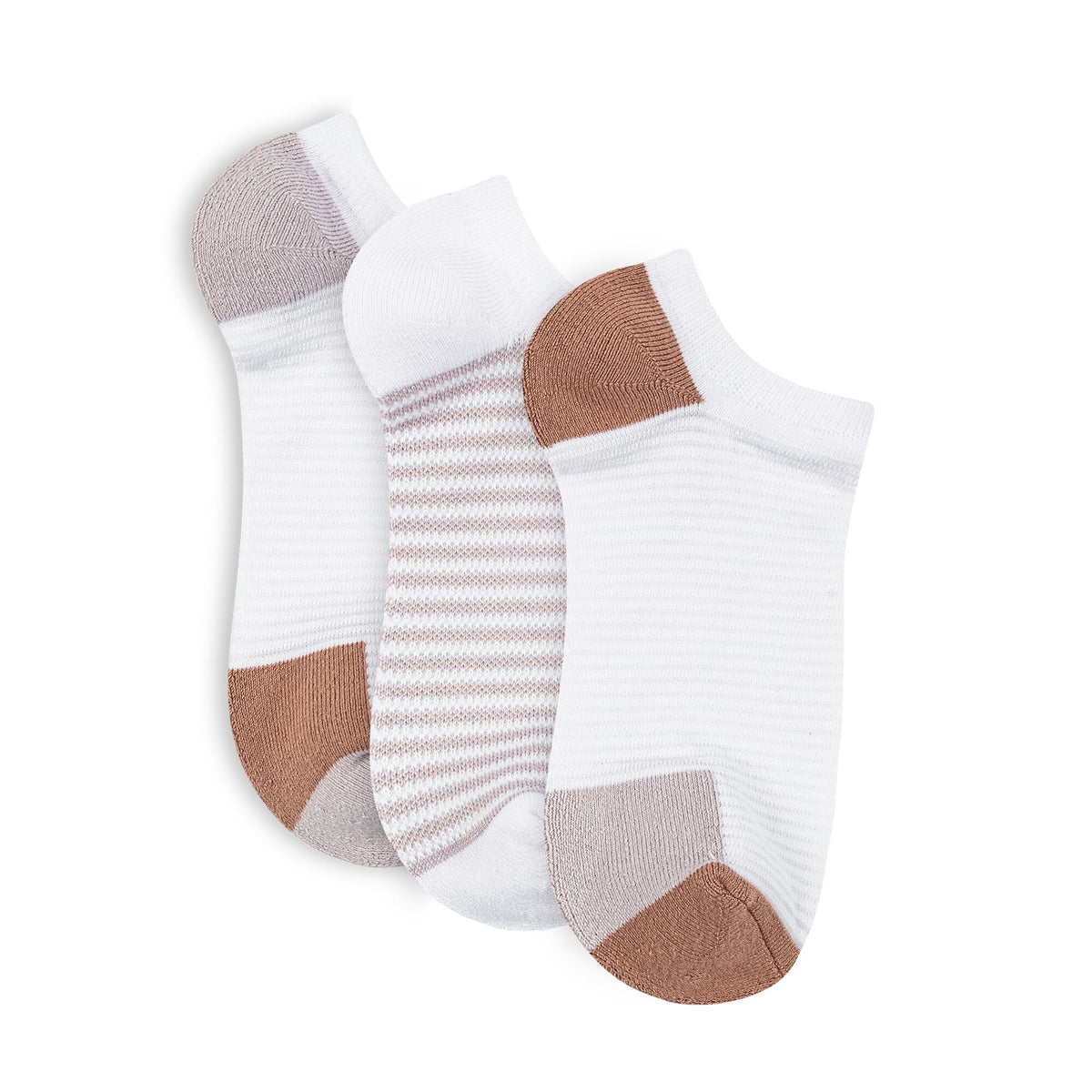 Powder Runner Ribbed No Show Sock - 3 Pack