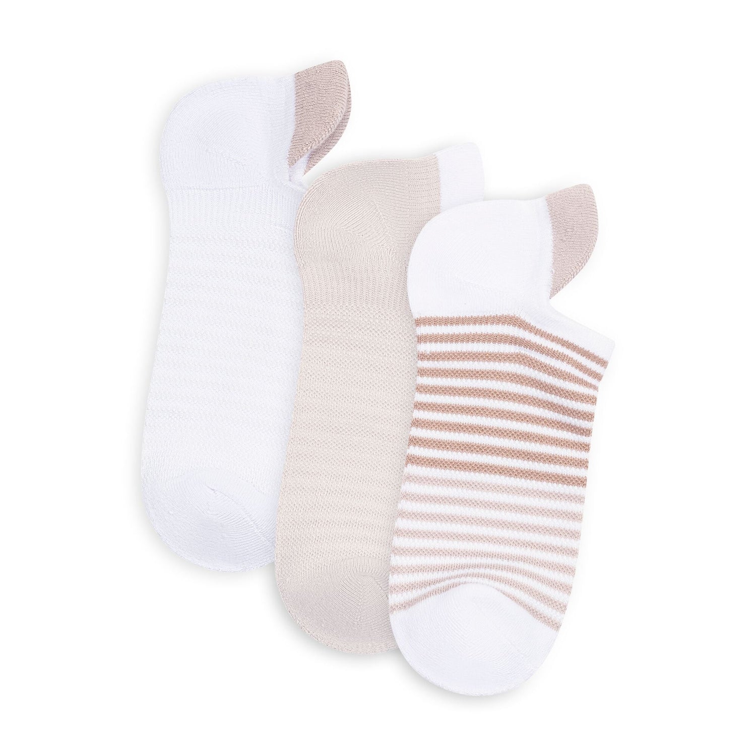 Womens Powder Heel Tab Low Cut Sock - 3PK