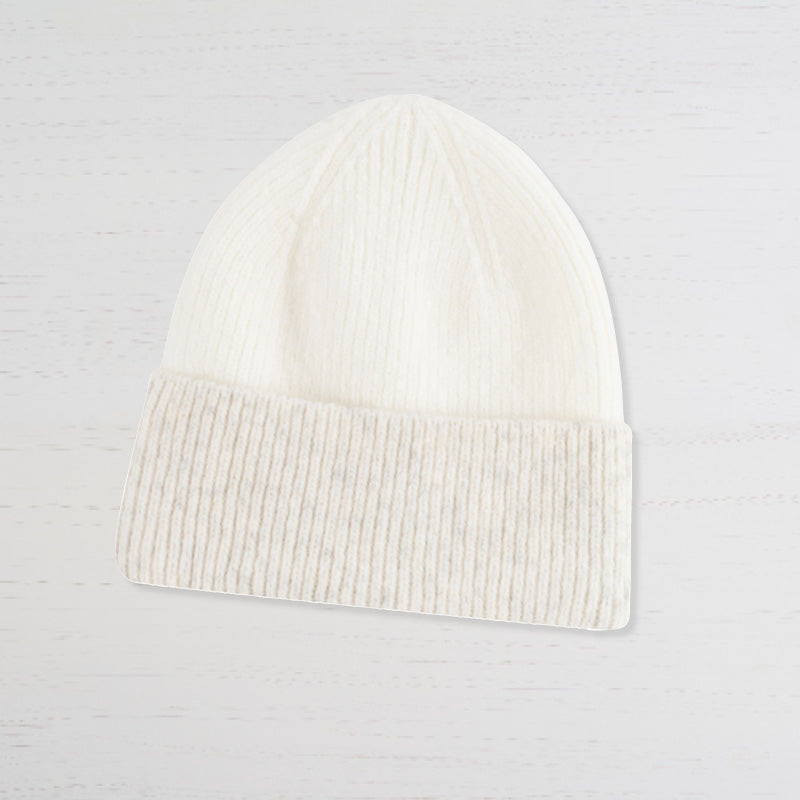 Soft Wool Reversible Cuffed Beanie