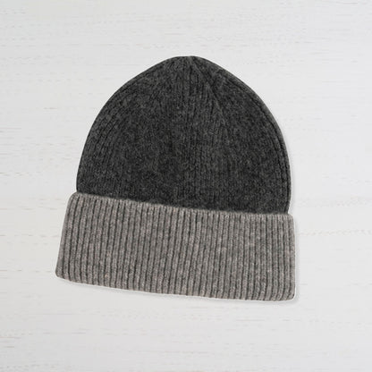 Soft Wool Reversible Cuffed Beanie