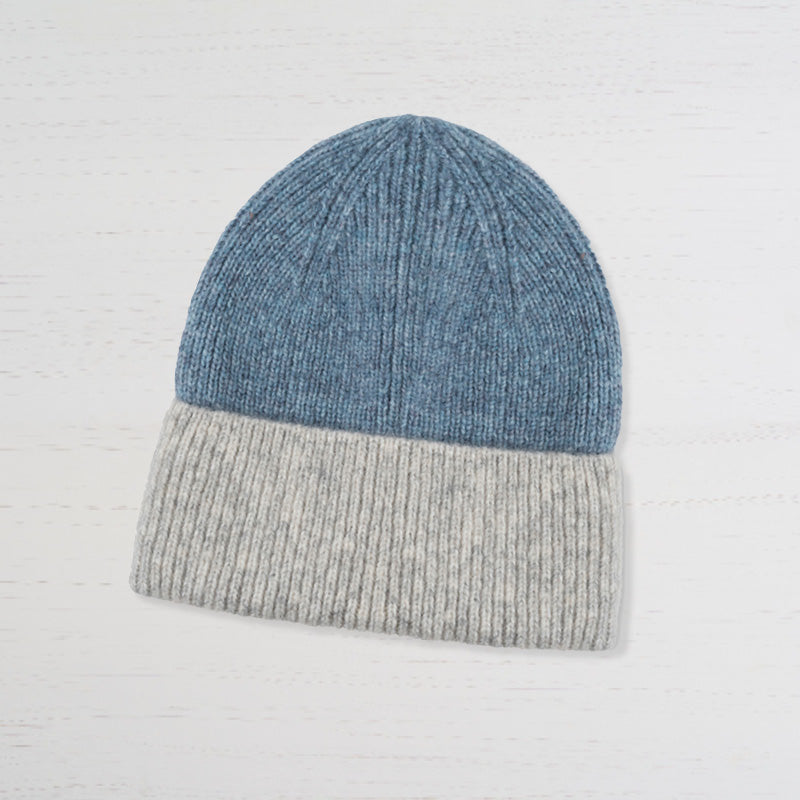 Soft Wool Reversible Cuffed Beanie