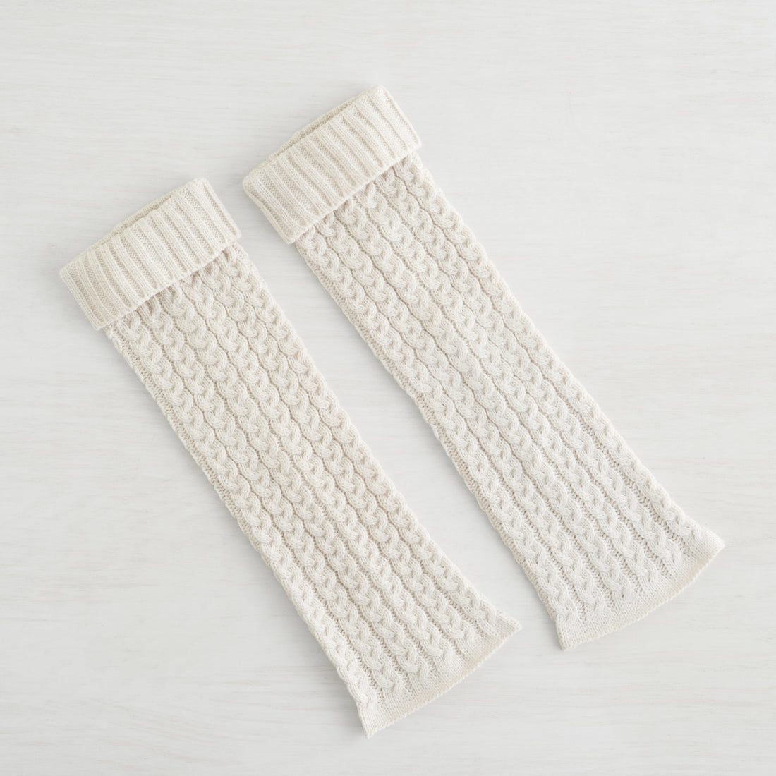 Country Weekend Legwarmer - White Sand