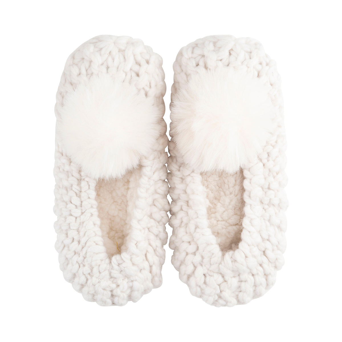 Popcorn Pom Pom Ballerina Slippers