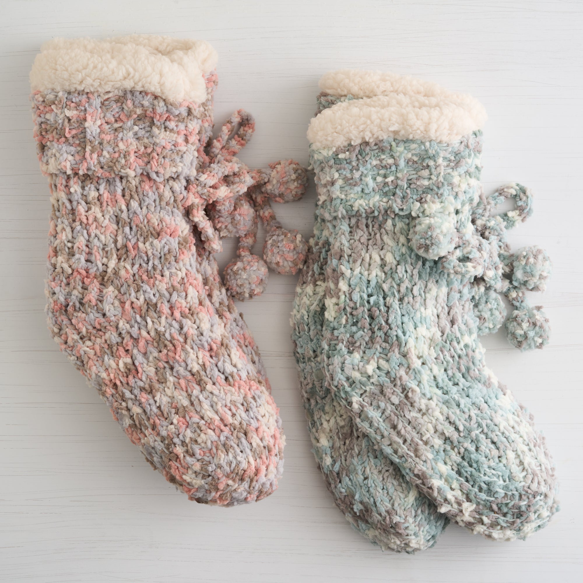 Knitted booties for 2025 adults for sale