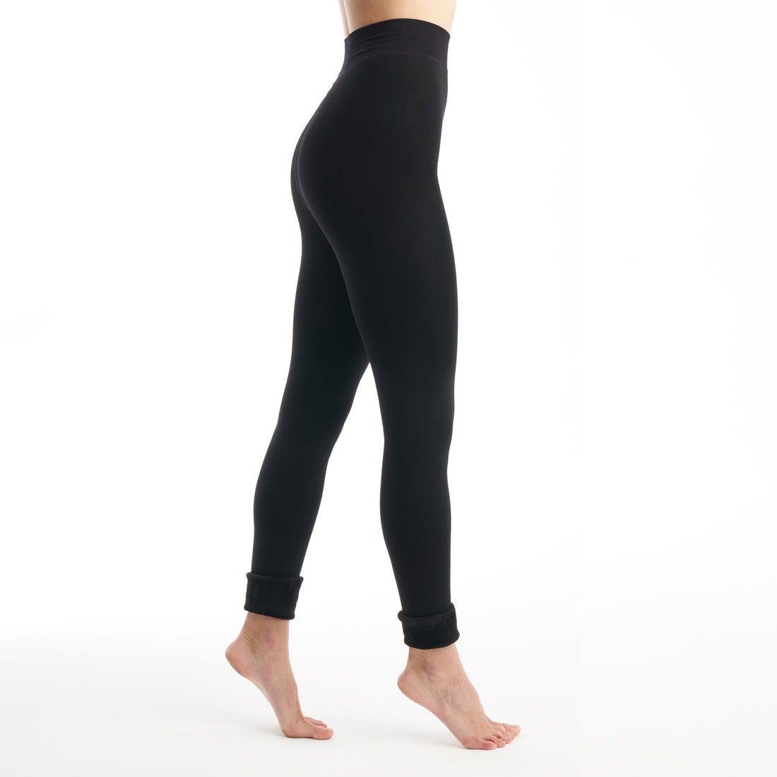 Womens Faux Fur Lined Leggings