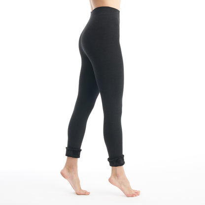 Womens Faux Fur Lined Leggings