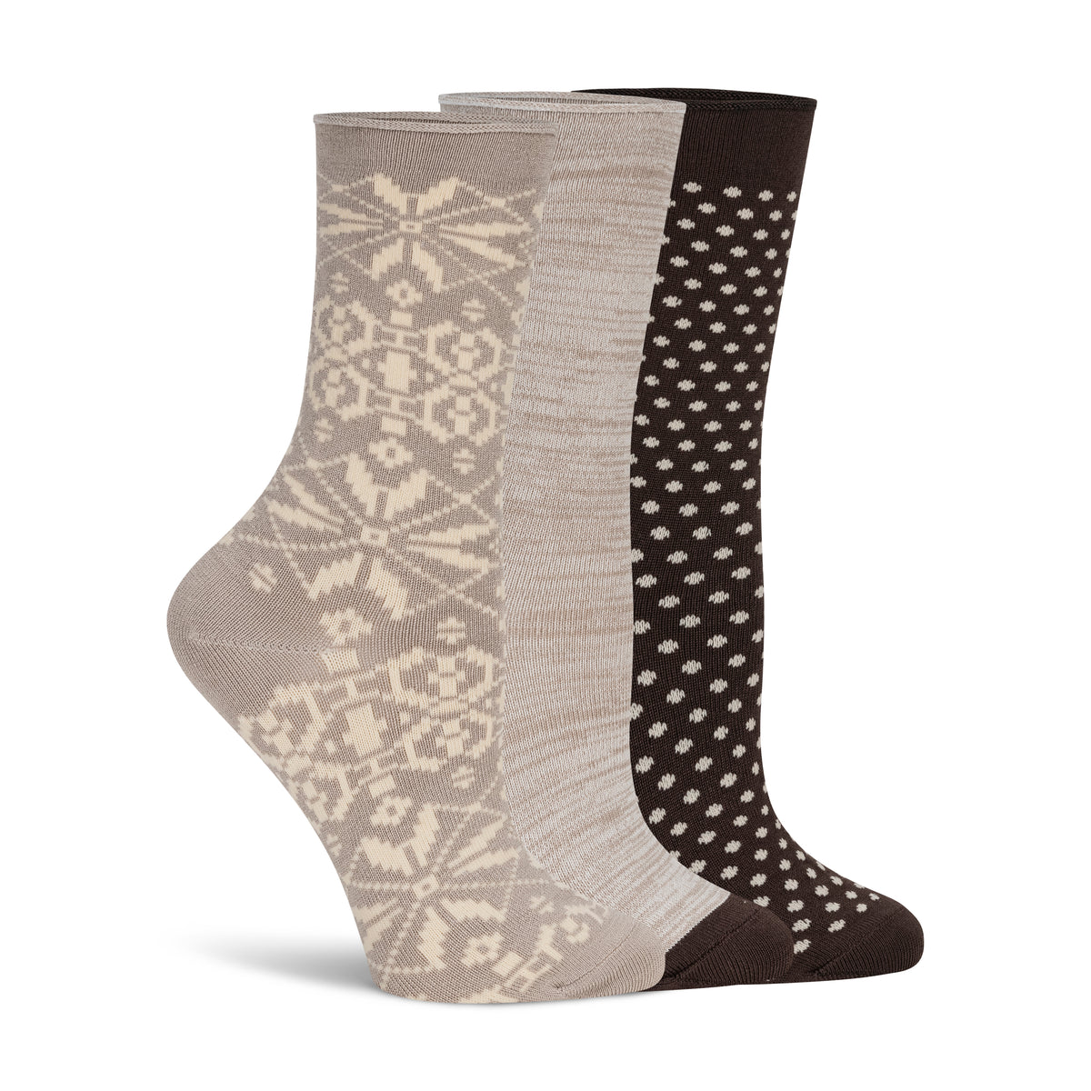 Recycled Powder Crew Sock - 3 Pack