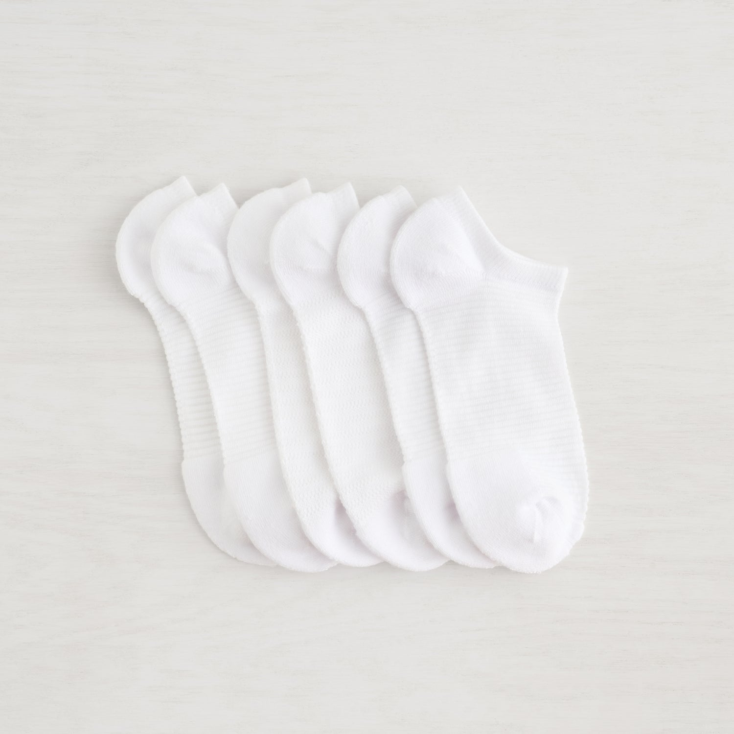Powder Runner Ribbed No Show Sock - 3 Pack