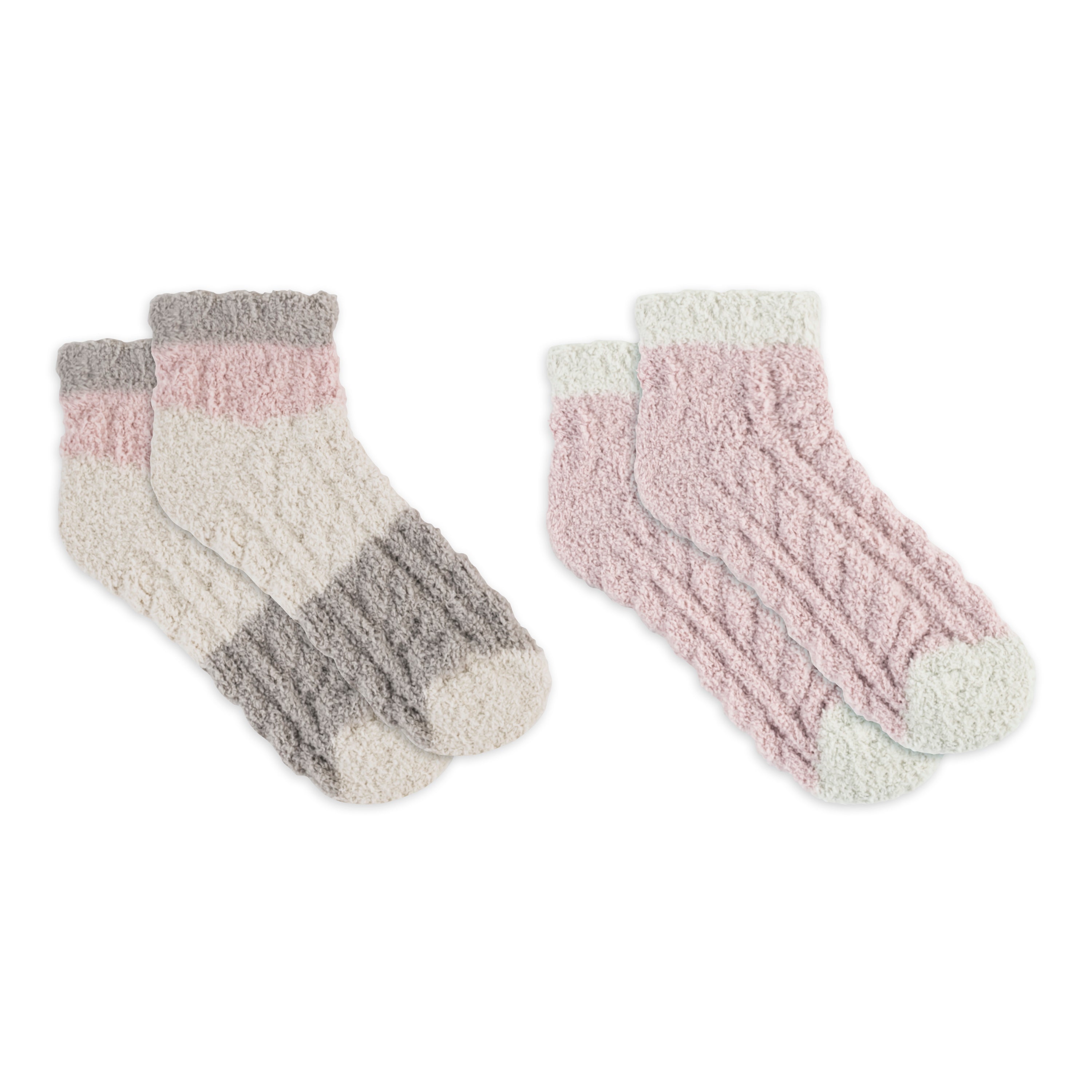 Womens Foam Colorblock Low Cut Sock - 2PK