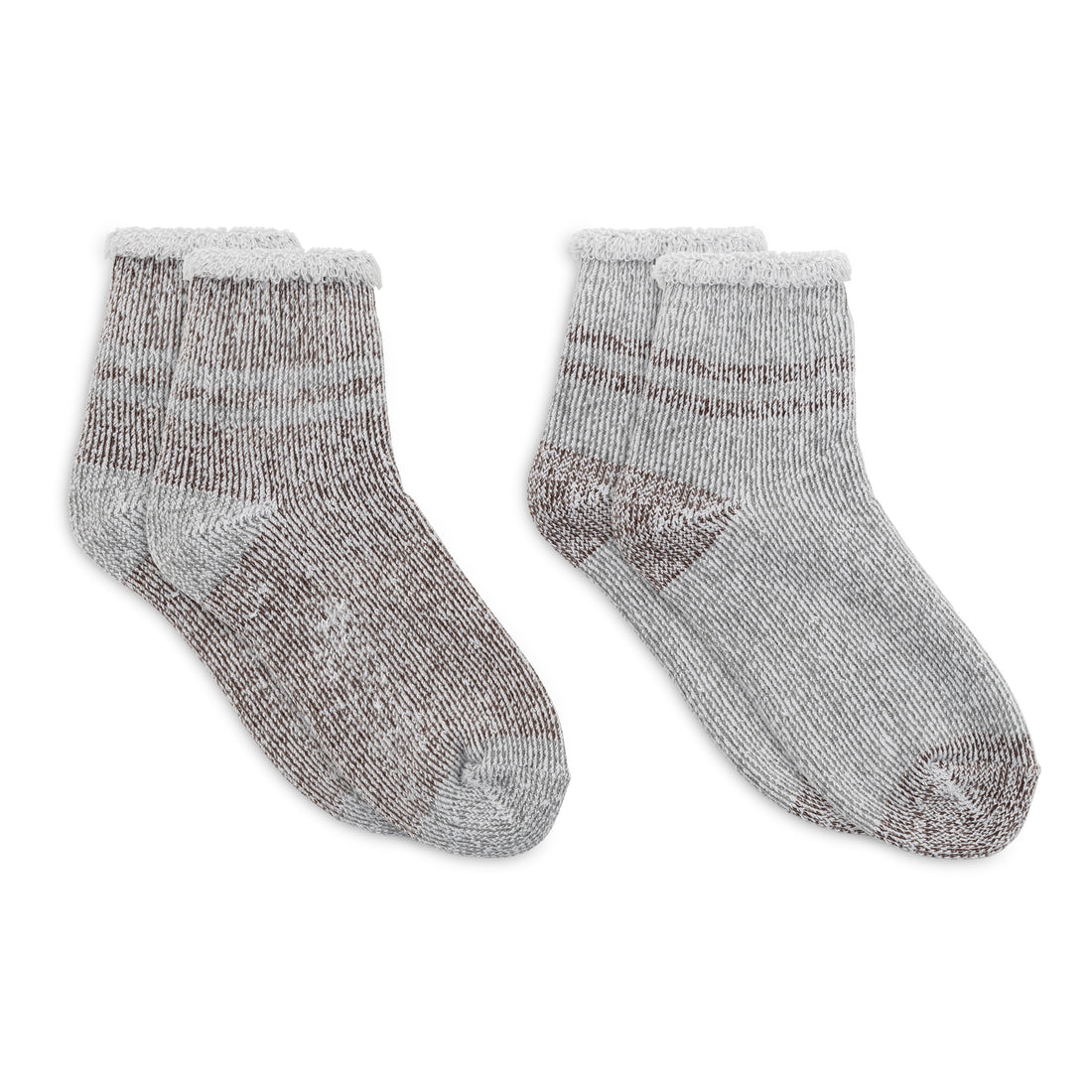 Womens Rollover Cuff Anklet Sock - 1PK Earth