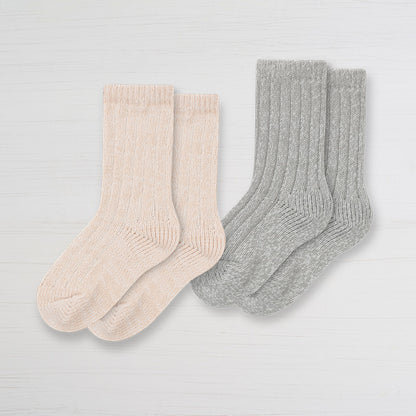 Womens Recycled Boyfriend Crew Sock - 2PK