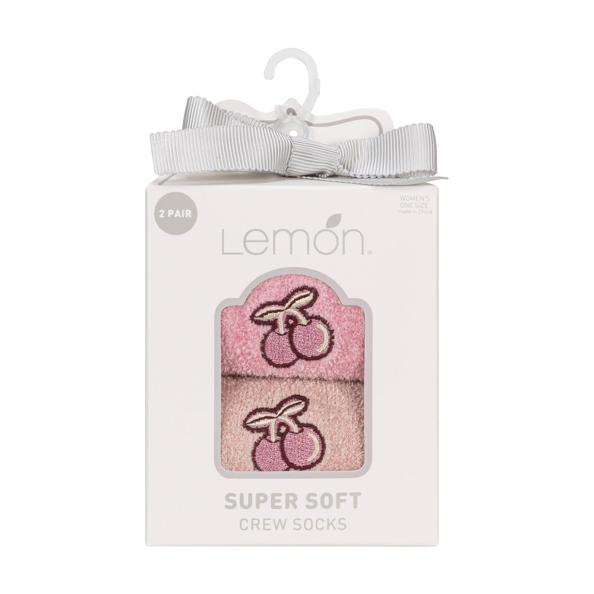 Velvet Cozy Crew Sock - 2 Pack Gift Box