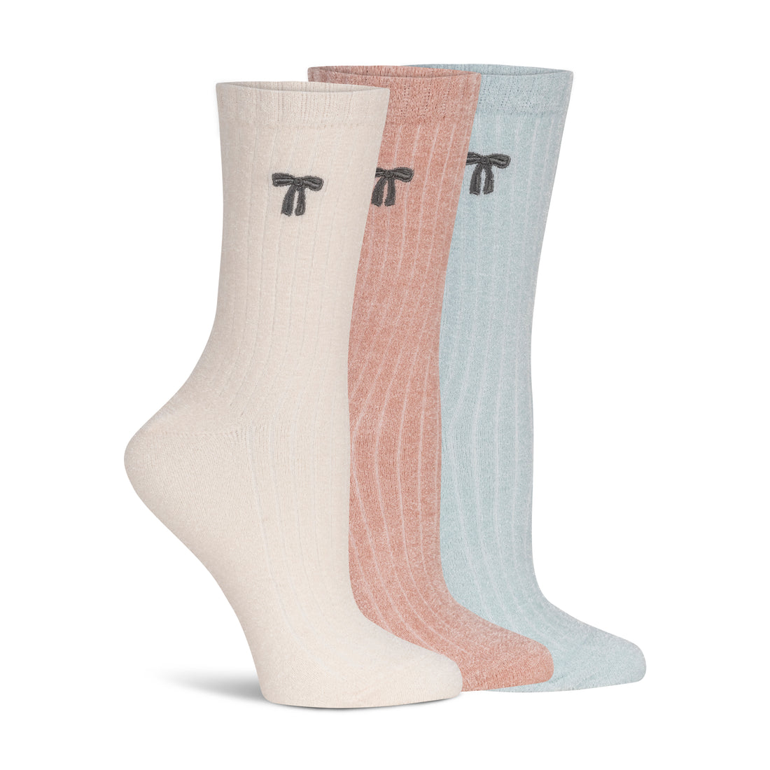 Womens Light Weight Velvet Cozy - 3PK