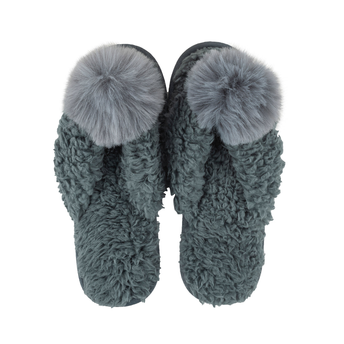 Teddy Bear Berber Flip-Flop - Carbon