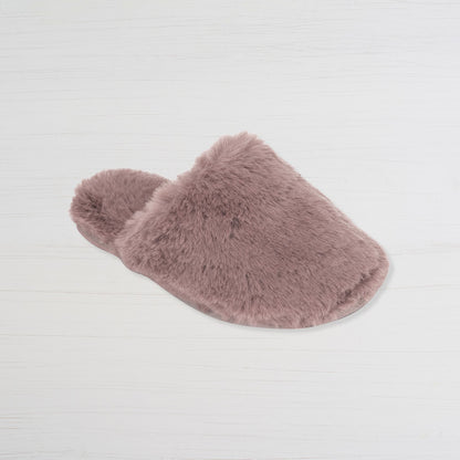 Lux Faux Fur Slide