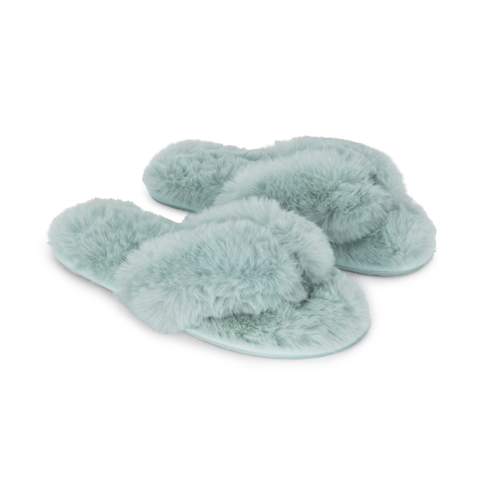 Waterfront Solid Faux Fur Flip-Flop